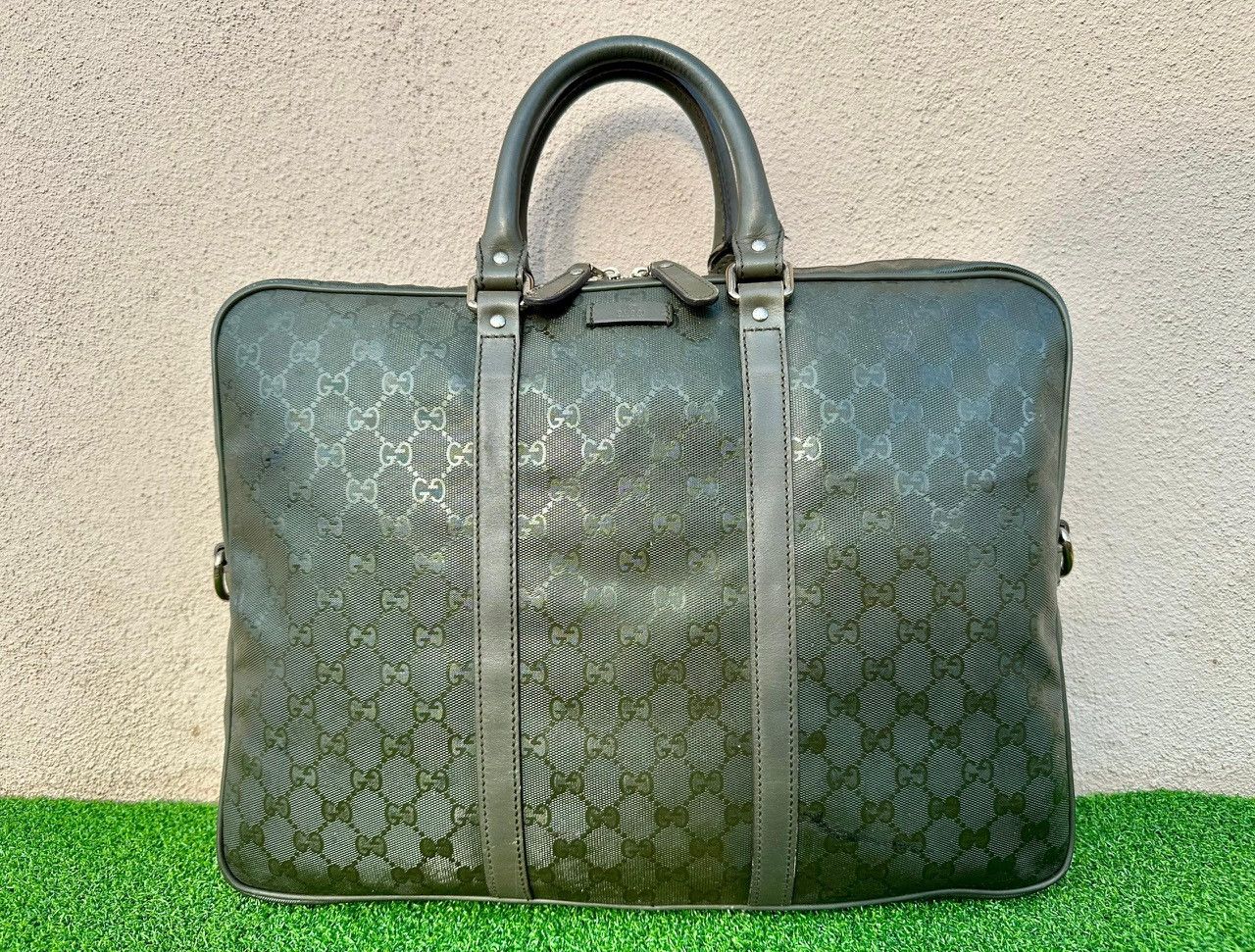 Gucci Authentic Gucci GG Imprime Medium Briefcase Size ONE SIZE - 1 Thumbnail