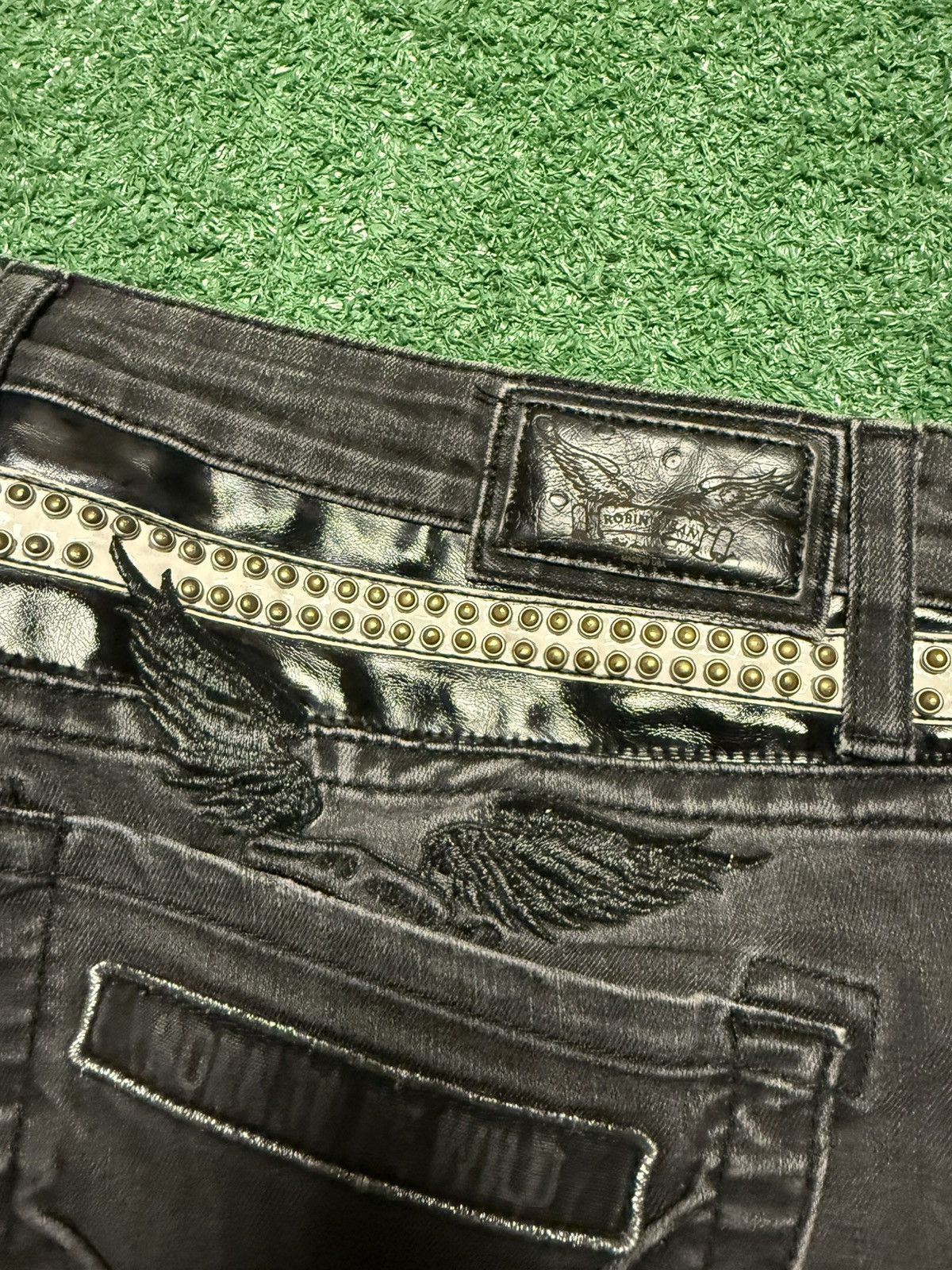 Robins Jeans Black robin jeans with the wings Size US 36 / EU 52 - 4 Thumbnail