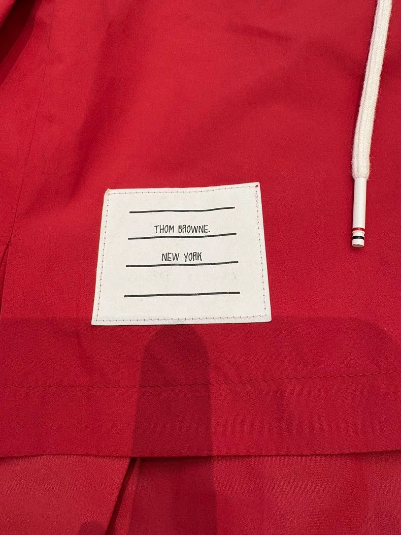 Thom Browne Thom Browne Red nylon deconstructed half skirt Size 25" / US 0 / IT 36 - 4 Thumbnail