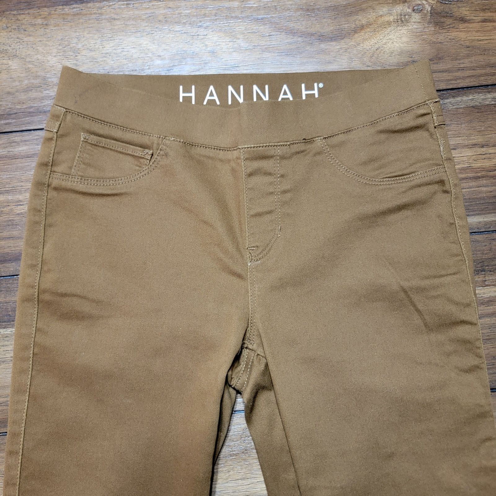 Other Hannah Brown Pull On Pants w/ Faux Front Pockets -Size Small Size 29" - 2 Thumbnail