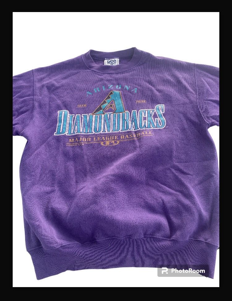 image of Vintage Lee Diamondbacks Sweater in Purple, Men's (Size XL)