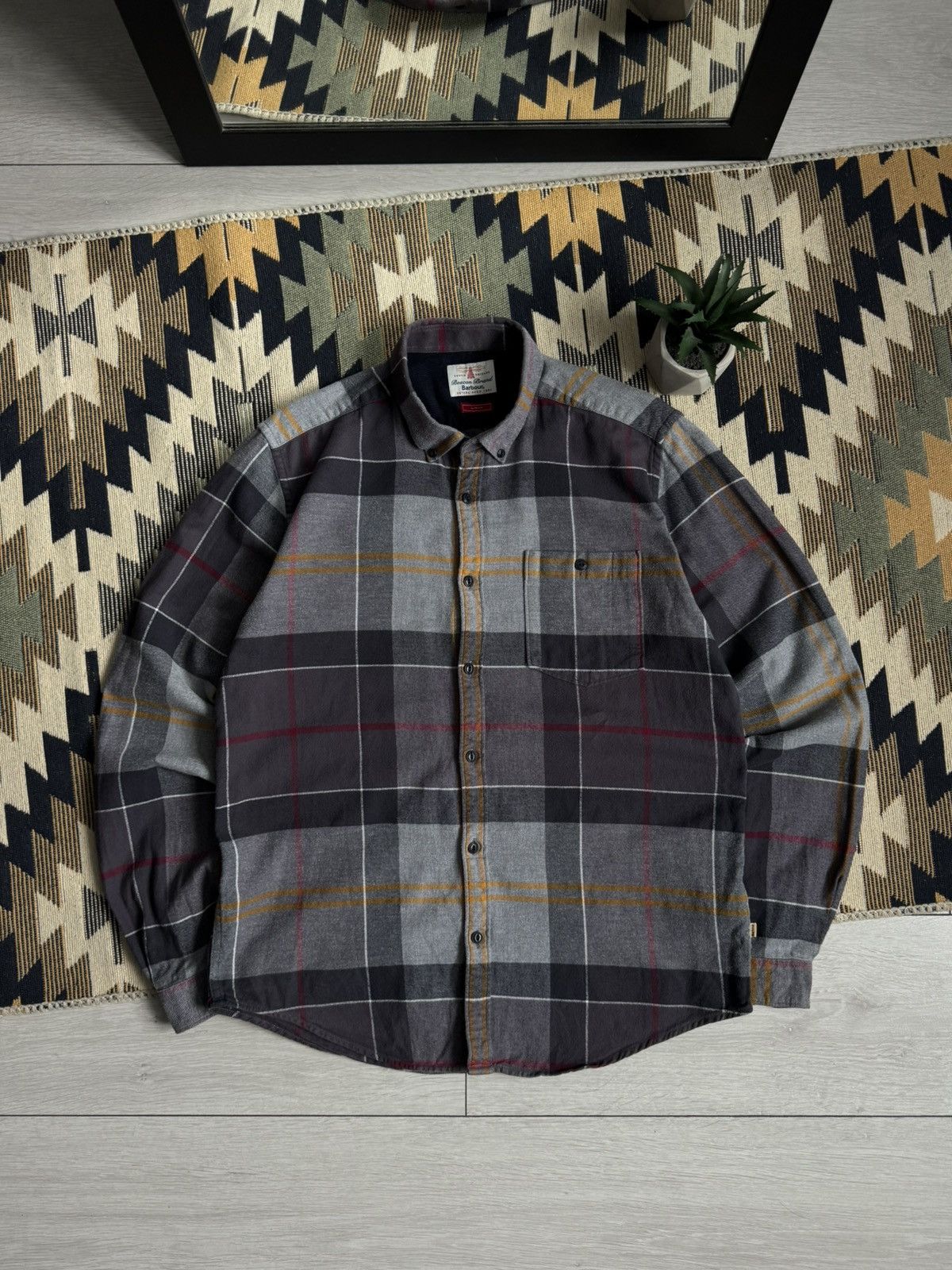 Barbour Barbour Beacon Brand Flannel Button Up Shirt Size US M / EU 48-50 / 2 - 1 Thumbnail