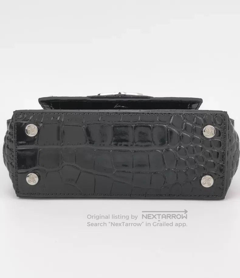 Vivienne Westwood Vivienne Westwood size OS Hazel black crocodile pattern sho Size ONE SIZE - 3 Thumbnail