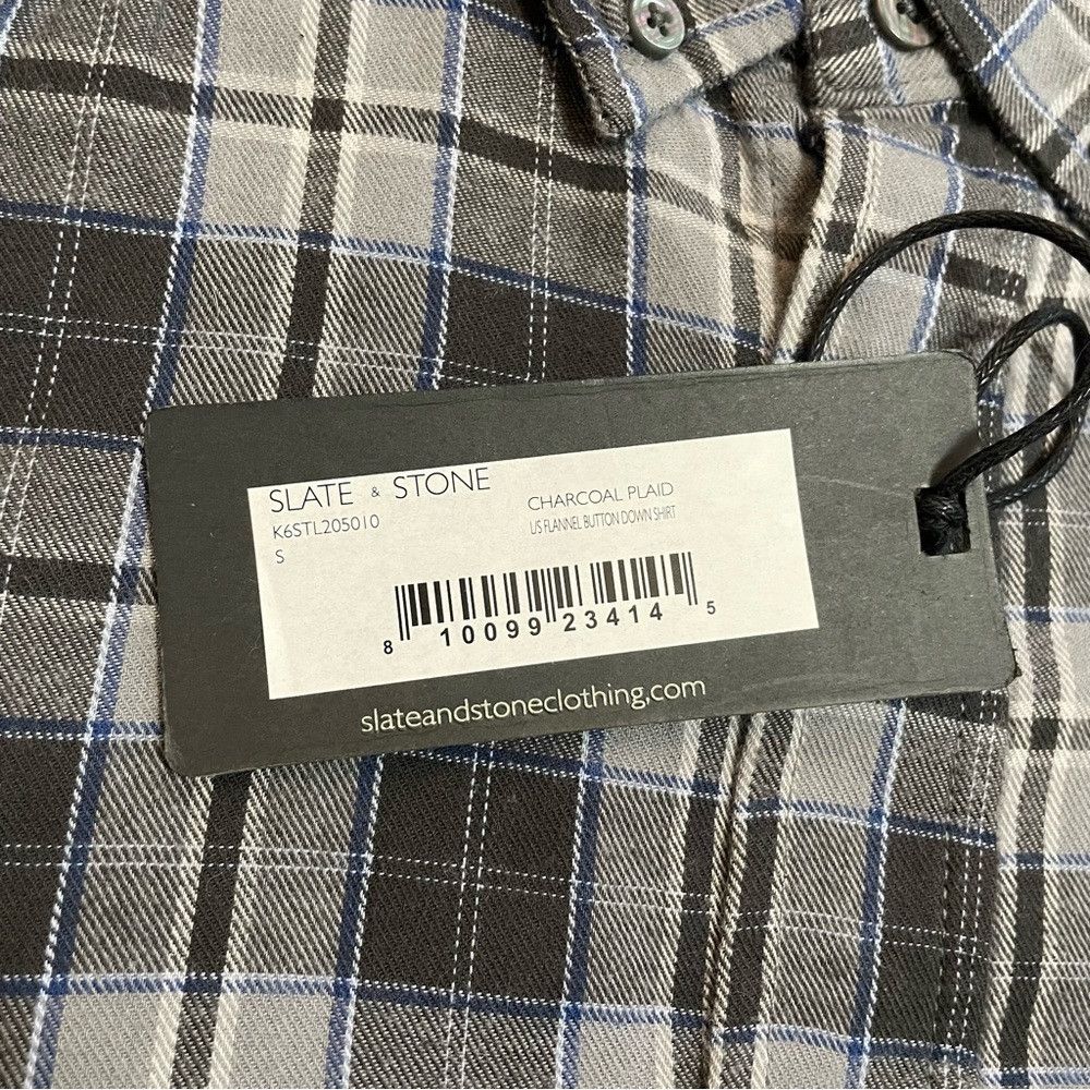 Slate & Stone NWT New Slate & Stone Plaid Flannel Button-Down Shirt Size Size US S / EU 44-46 / 1 - 4 Thumbnail