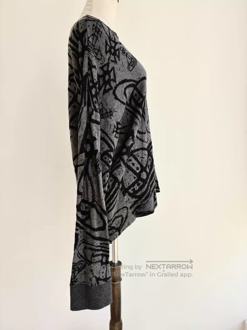 Vivienne Westwood Vivienne Westwood Grayish Black Saturn Knit Top with Full Size M / US 6-8 / IT 42-44 - 4 Thumbnail