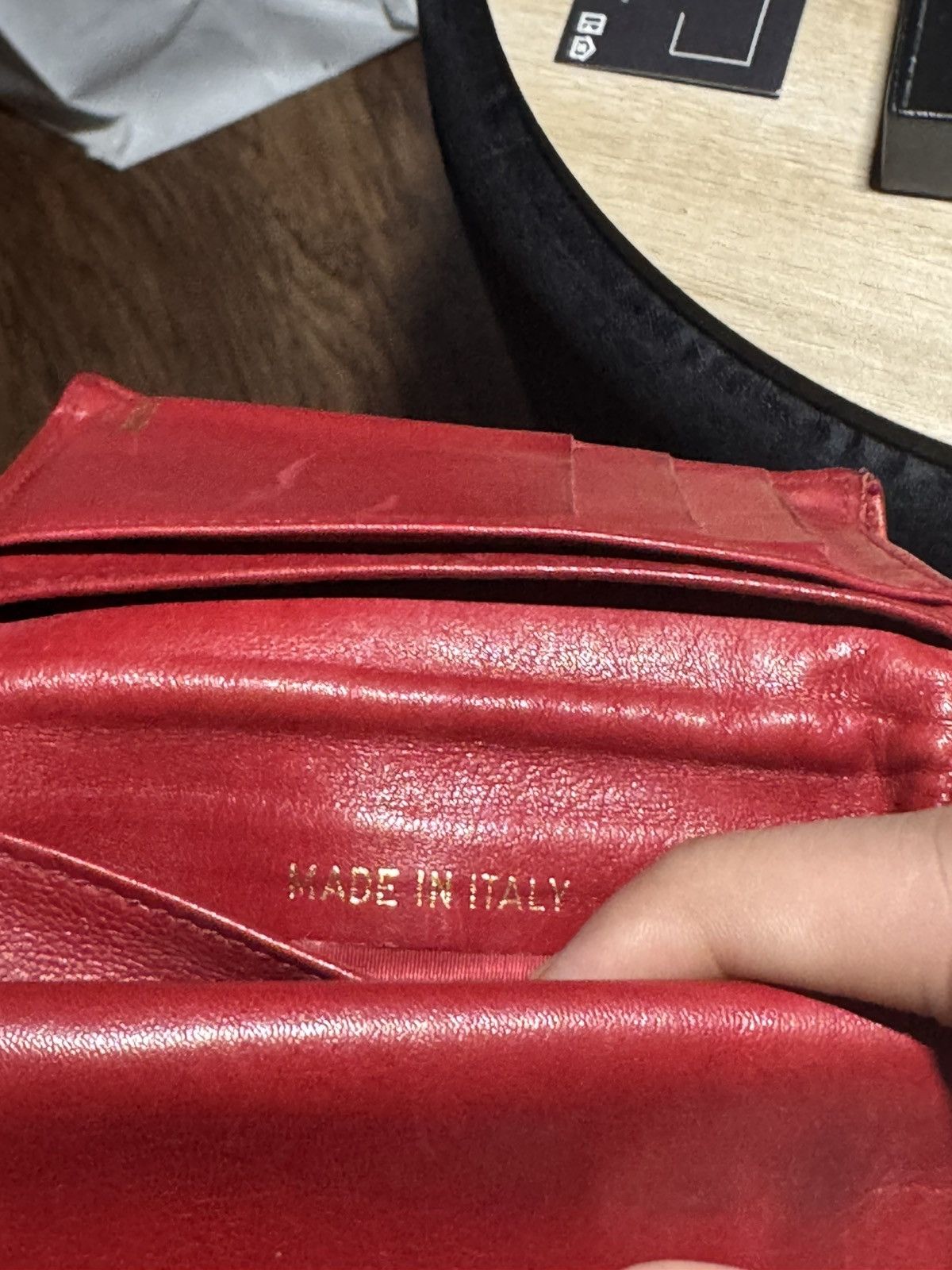 Chanel Chanel Red Wallet. Size ONE SIZE - 6 Thumbnail