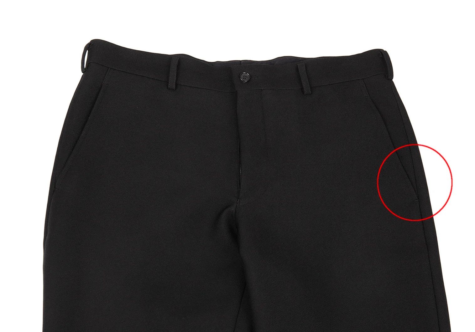 Comme des Garcons Homme Plus Polyester Tapered Pants in Black Size M Size US 34 / EU 50 - 2 Thumbnail