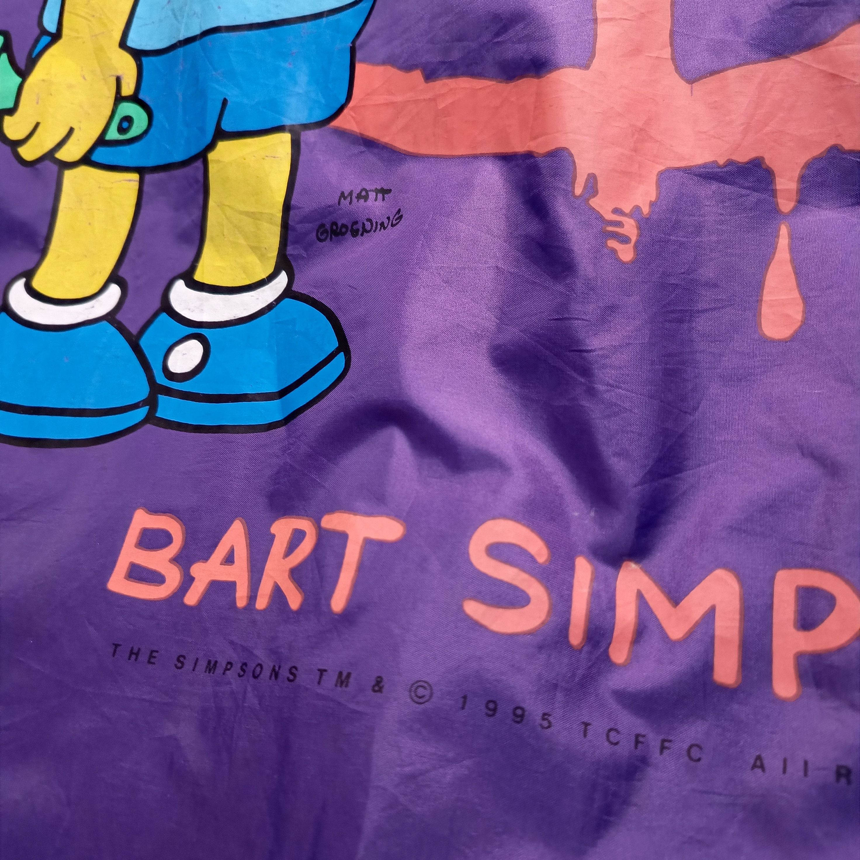 Japanese Brand 🔥🔥 Vintage 1995 Rare The Simpson Long Raincoat Size US L / EU 52-54 / 3 - 5 Thumbnail