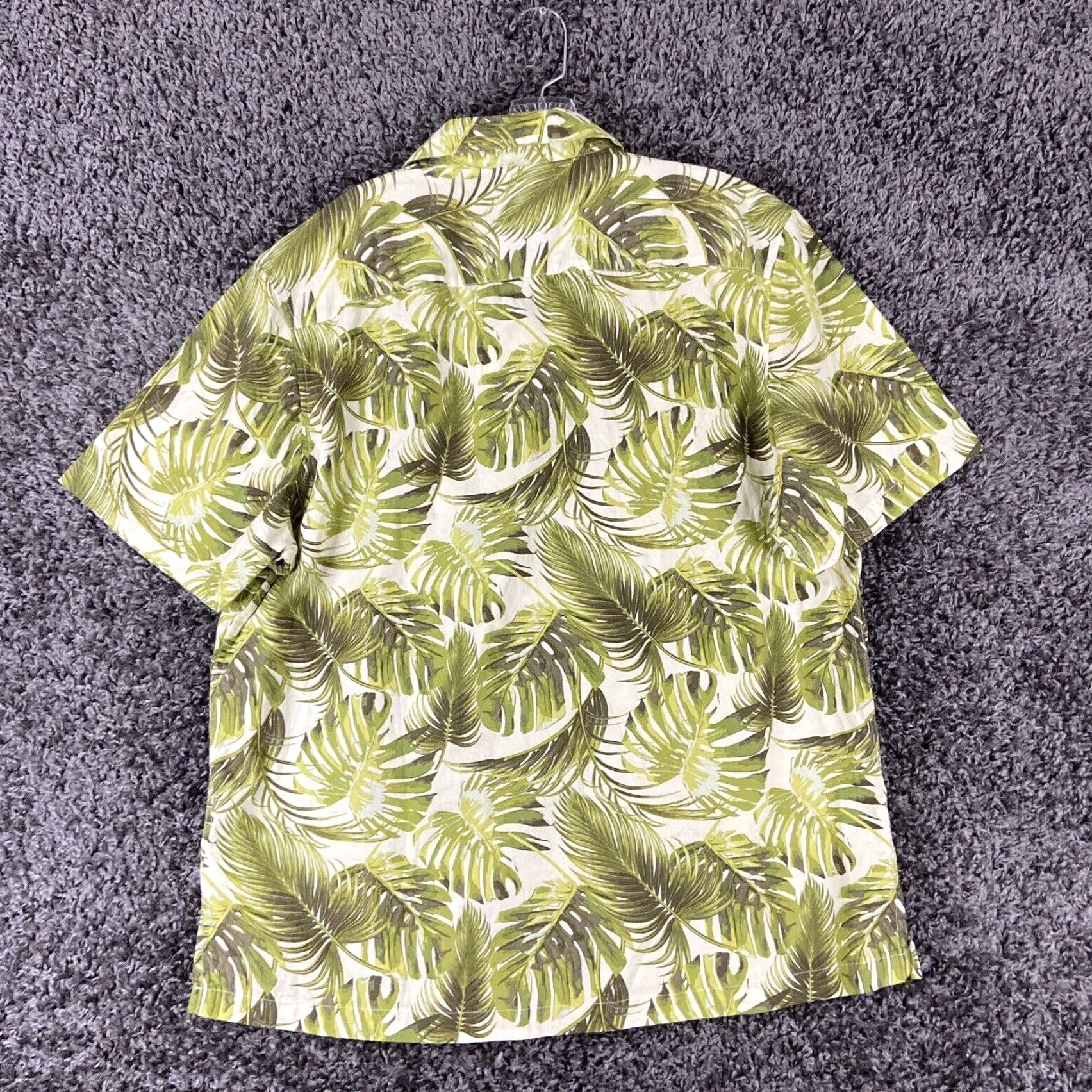 Vintage 28 Palm Shirt Men XL Green Hawaii Button-Up Mens Size US 36 / EU 52 - 8 Thumbnail