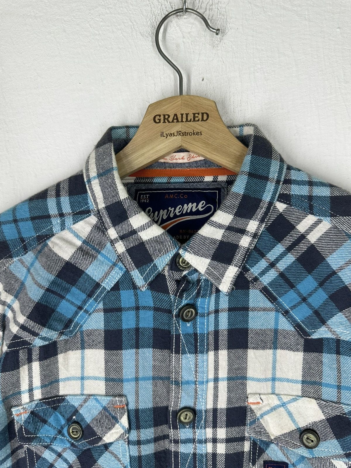 Flannel Supreme Flannel Long Sleeve Button Shirt Size US M / EU 48-50 / 2 - 4 Thumbnail