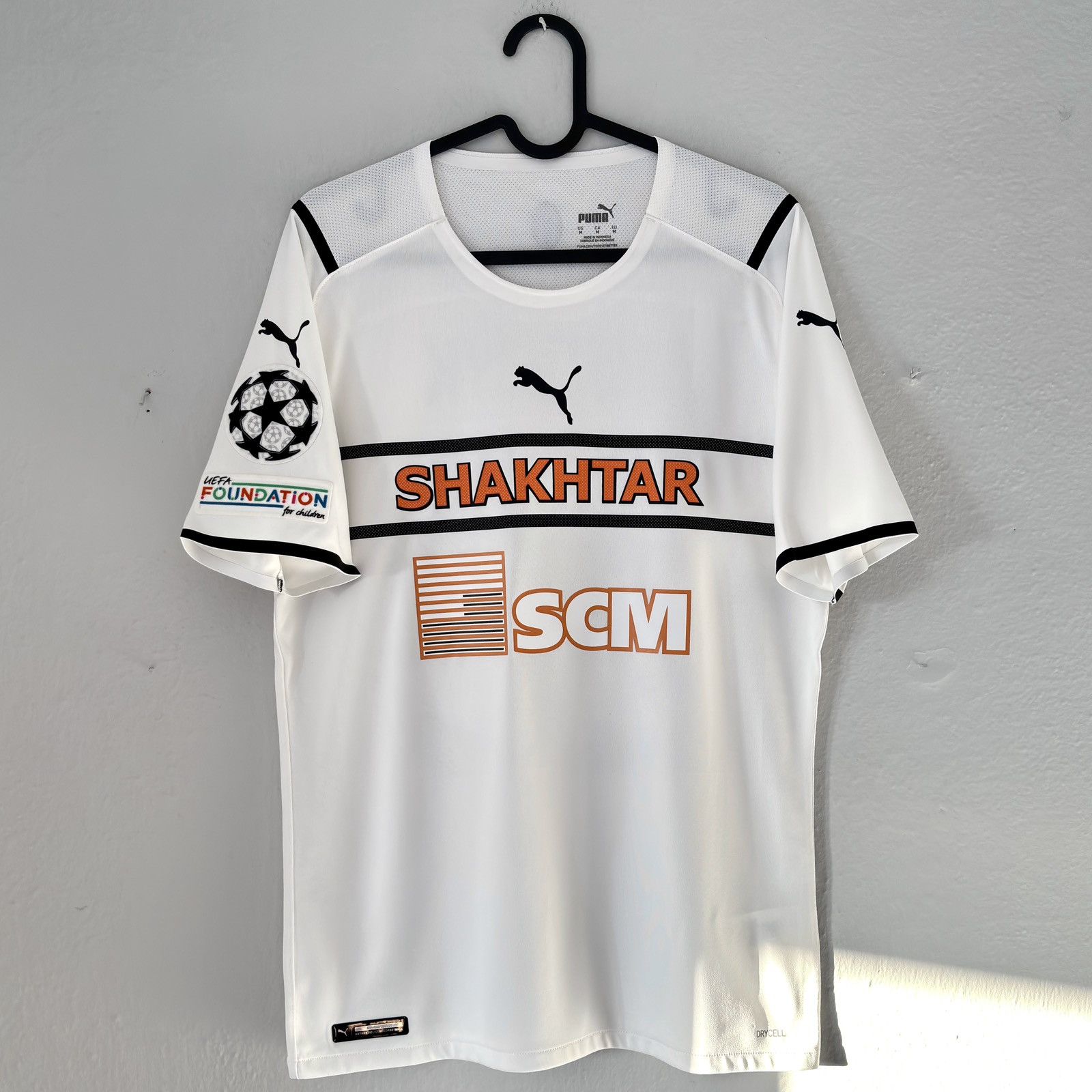 Puma 2021 2022 GAME ISSUE Shakhtar Mudryk Puma Away Soccer Jersey Size US M / EU 48-50 / 2 - 4 Thumbnail