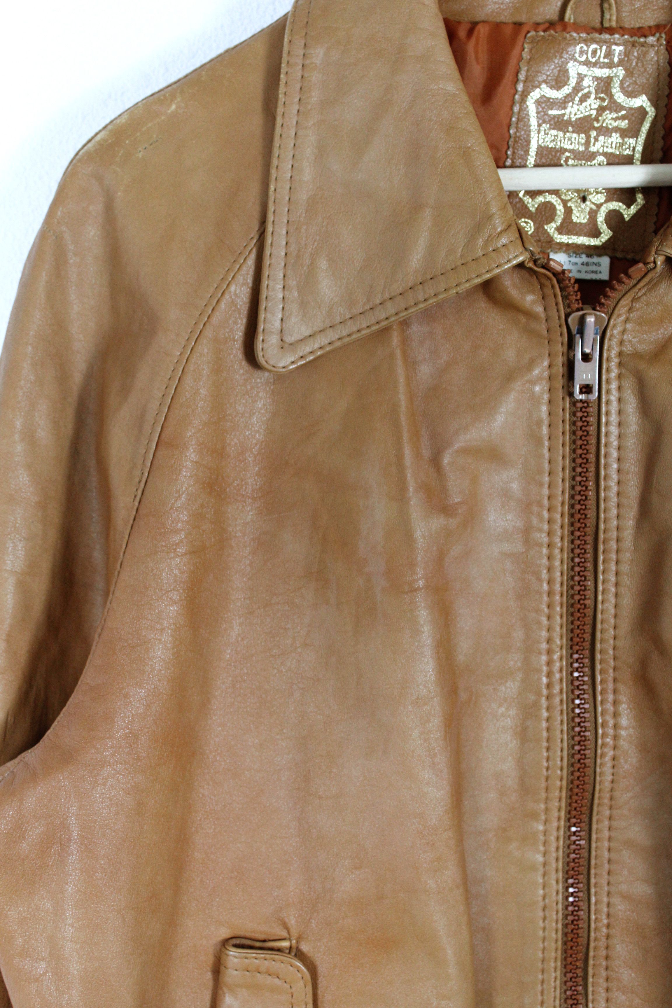 Vintage Vintage Campri Colt Leather Biker Jacket 80s NZ Size US S / EU 44-46 / 1 - 9 Thumbnail