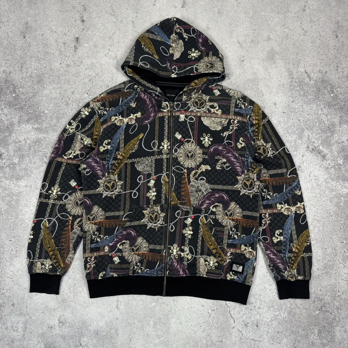 Carlo Colucci Crazy Carlo Colucci Designer Zip Hoodie Ed Hardy Style Size US XXL / EU 58 / 5 - 1 Thumbnail