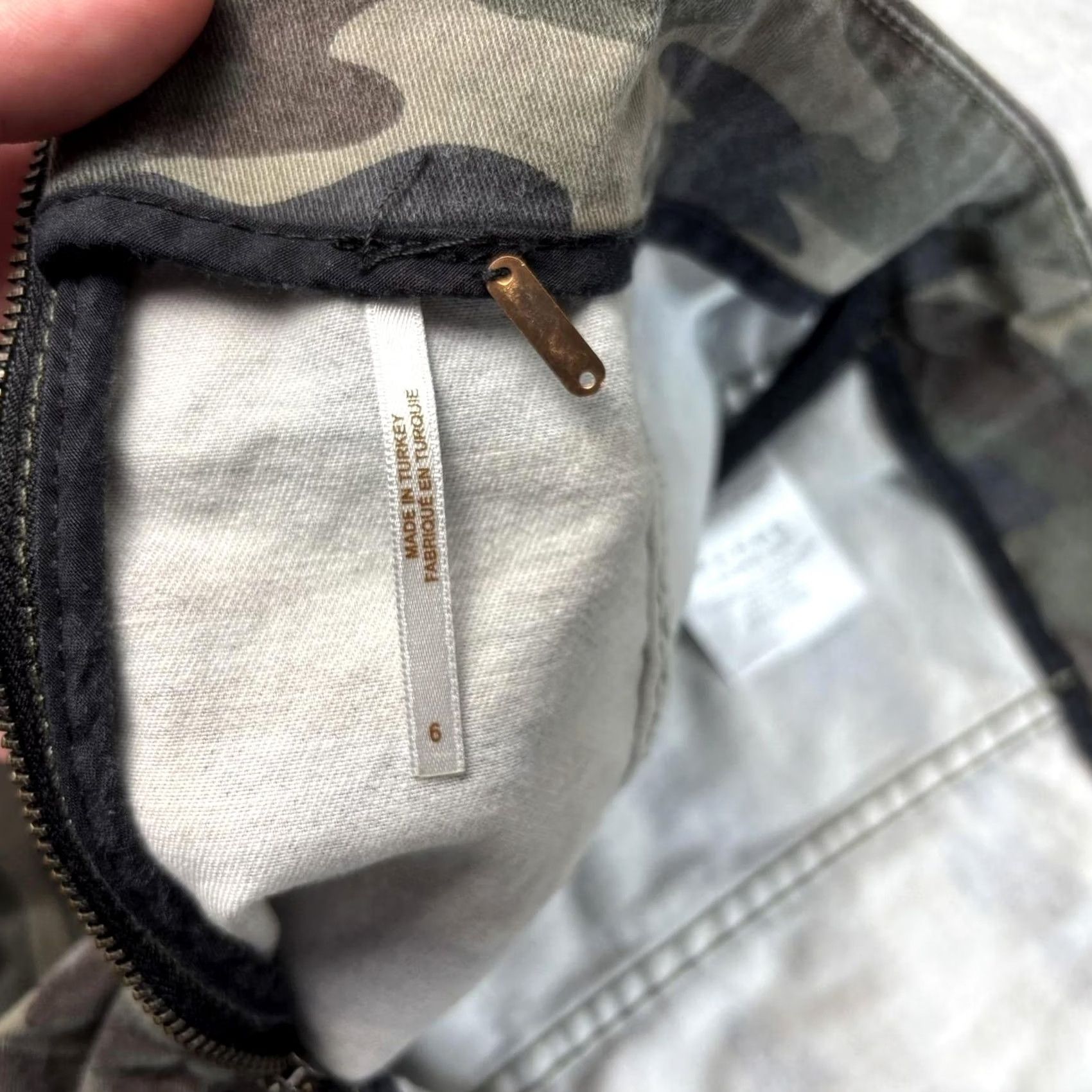 Free People Free People Mini Skirt Women 6 Green Camouflage Stretch Military Boho Grunge Y2K Size 30" / US 8 / IT 44 - 3 Thumbnail