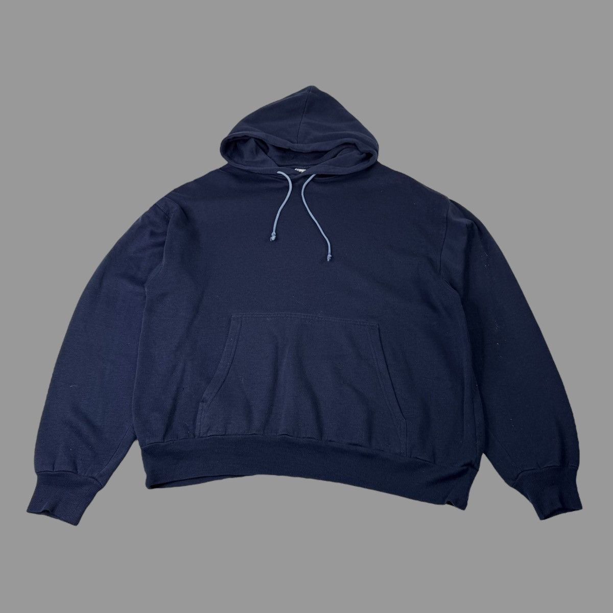 Vintage Vintage 1990s blank hoodie Size US XL / EU 56 / 4 - 1 Thumbnail