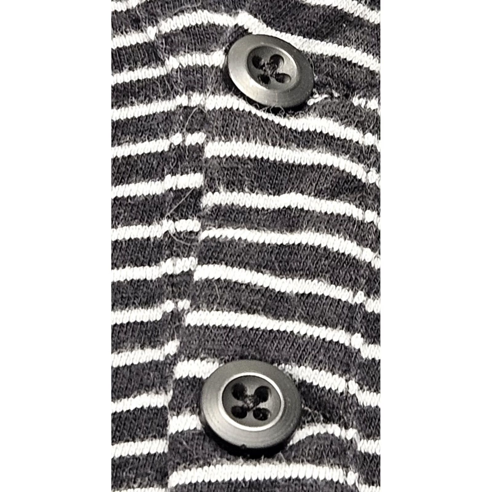 American Eagle Outfitters VINTAGE American Eagle Hoodie Striped Henley Lightweight Black White Mens L Size US L / EU 52-54 / 3 - 5 Thumbnail