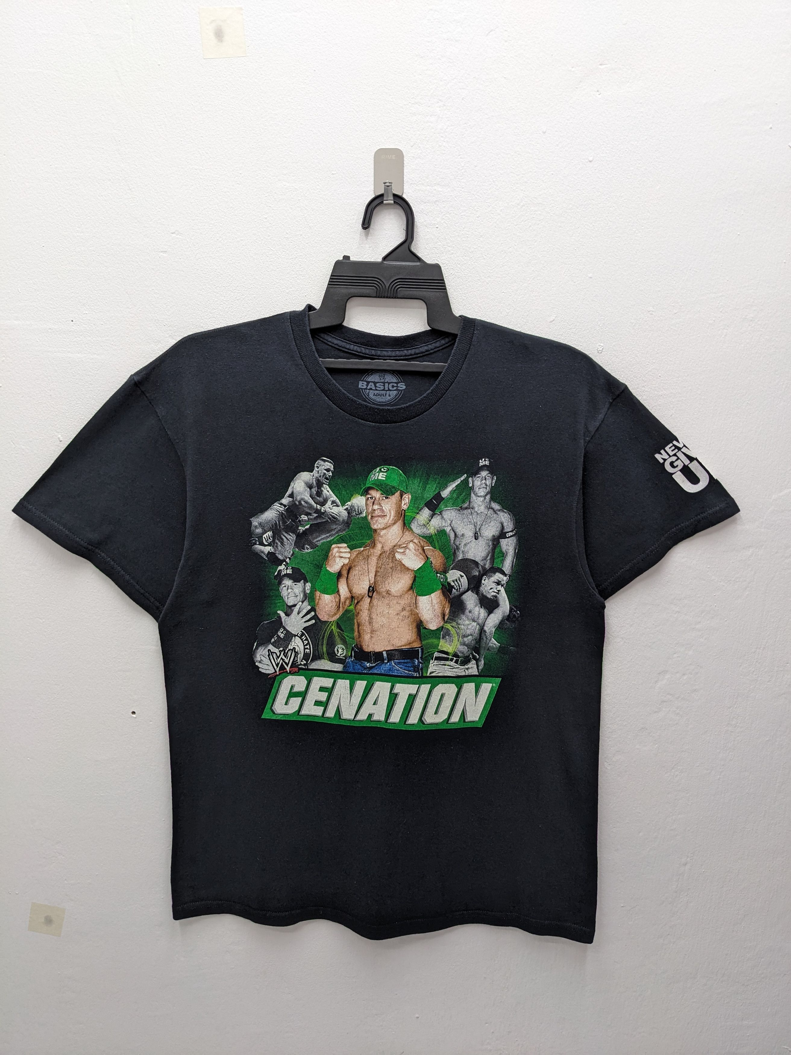 WWE WWE JOHN CENA CENATION NEVER GIVE UP TSHIRT Size US L / EU 52-54 / 3 - 2 Thumbnail