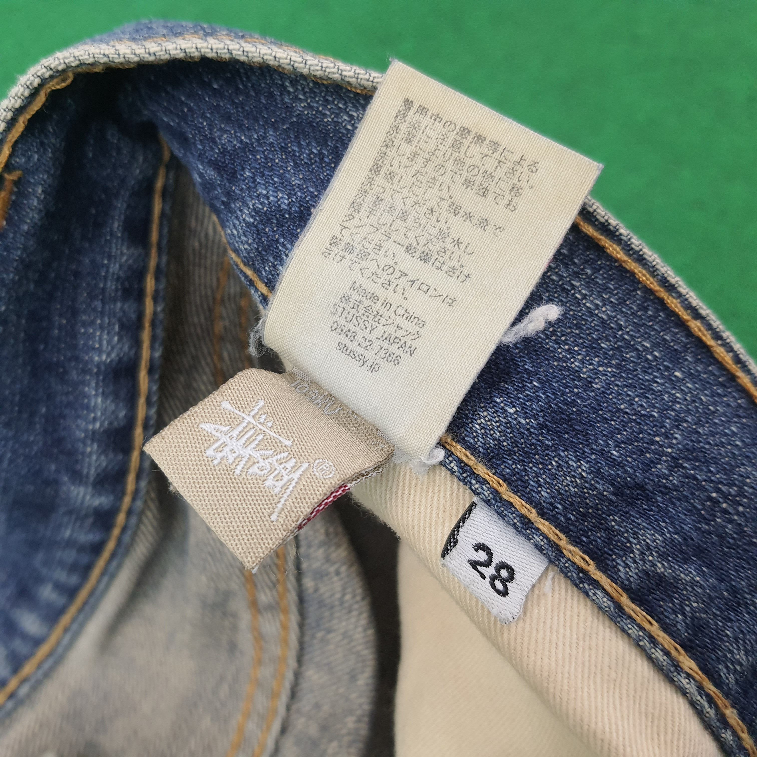 Stussy Vintage Stussy Streetwear Custom Logo Jeans C228N17 Size US 30 / EU 46 - 11 Thumbnail