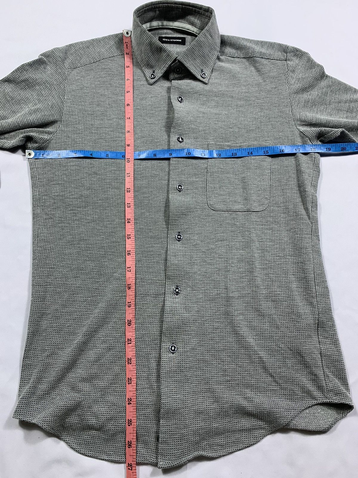 Issey Miyake TETE HOMME button down basic long sleeve shirt Size US M / EU 48-50 / 2 - 6 Thumbnail