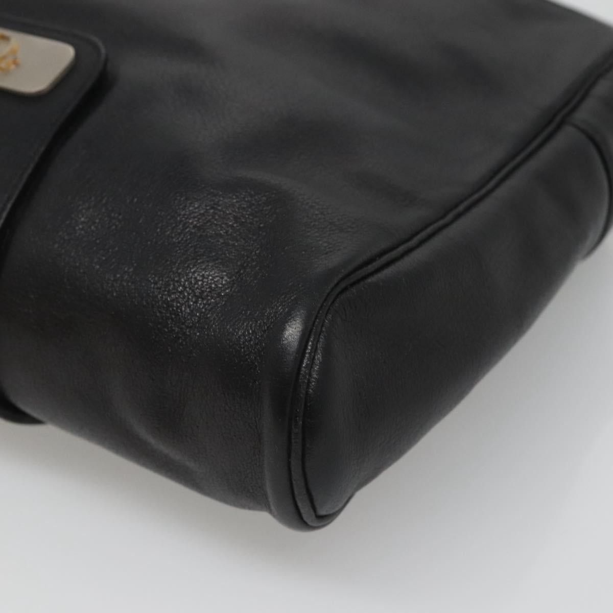 Dior DIOR Shoulder Bag Leather Black Gold Size ONE SIZE - 9 Thumbnail