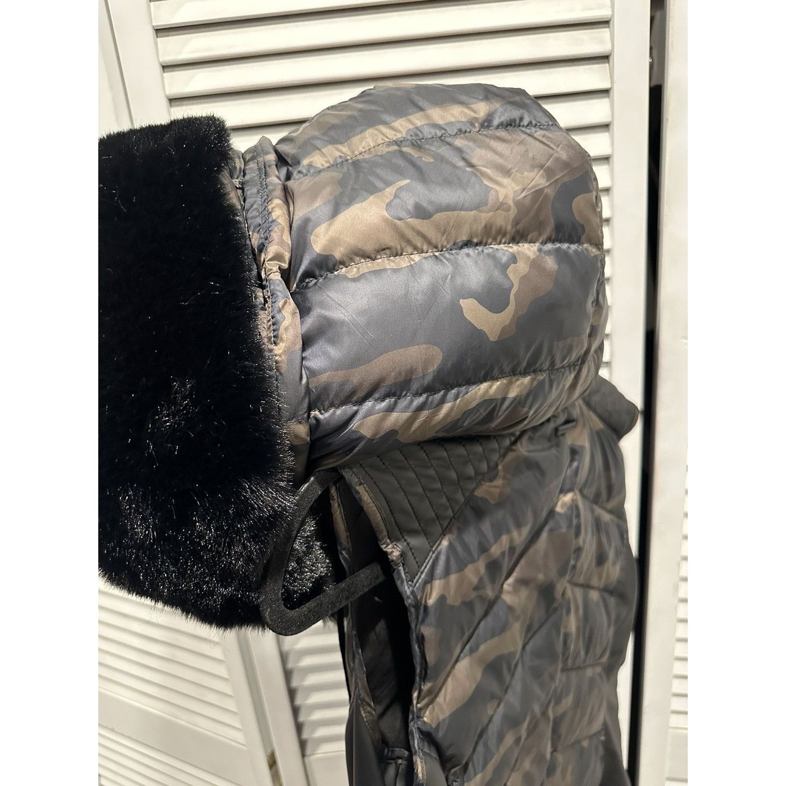 Blanc Noir Blanc Noir Camo Asymmetric-Zip Hooded Moto Vest Size S / US 4 / IT 40 - 15 Thumbnail