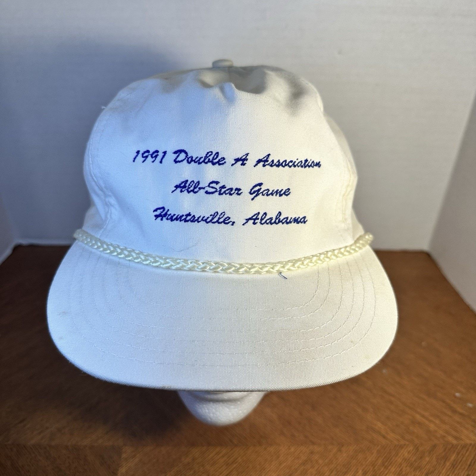 Other VTG Inaugural AA All-Star Game 1991 Huntsville AL Rope Hat Size ONE SIZE - 1 Thumbnail