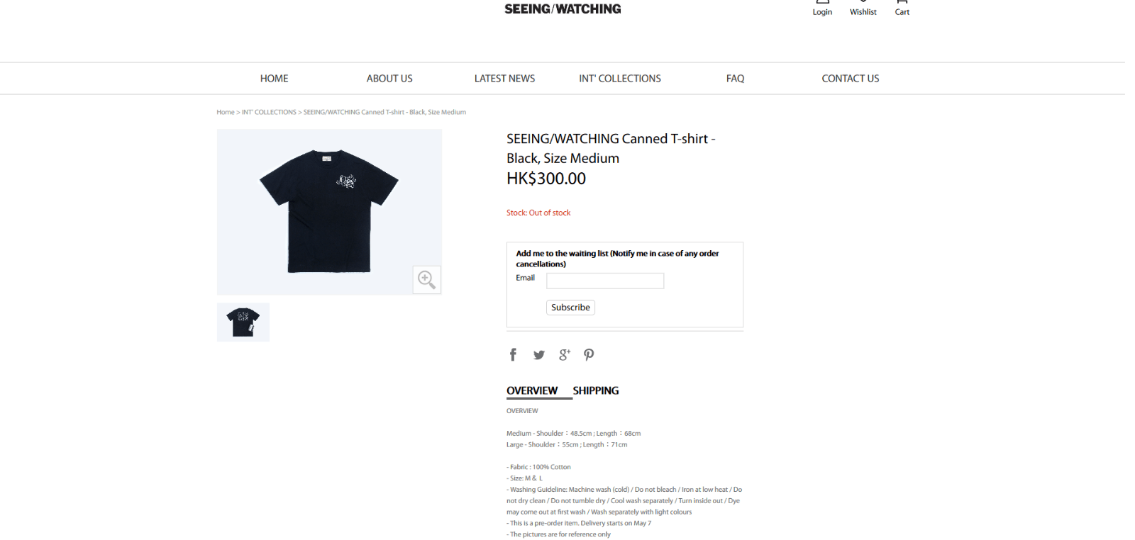 Kaws KAWS Seeing Watching Canned Black Pocket T-shirt Size Large Size US L / EU 52-54 / 3 - 4 Thumbnail