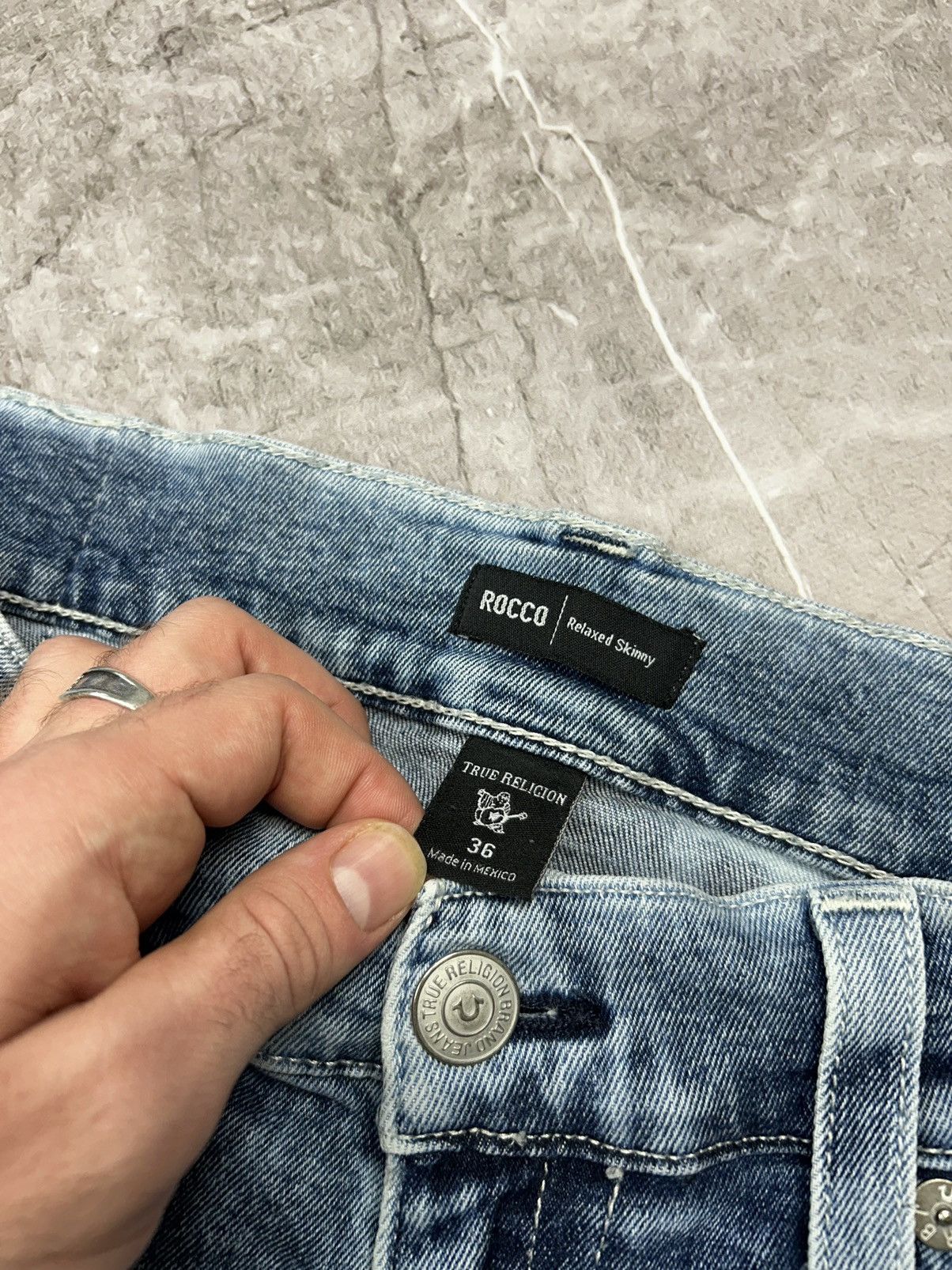 True Religion × Vintage Vintage True Religion Straight Denim Jeans Size US 36 / EU 52 - 4 Thumbnail