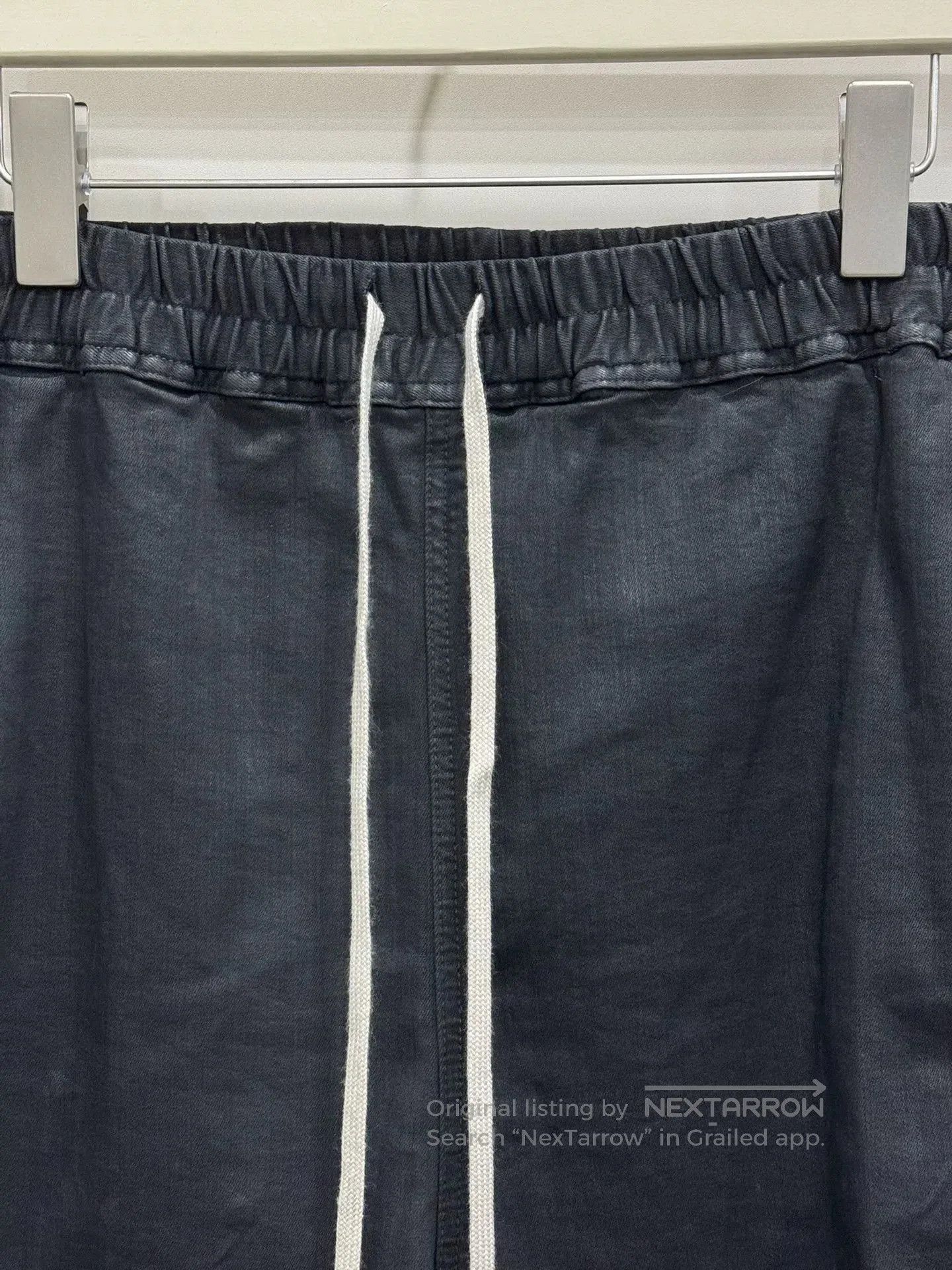 Rick Owens rick owens waxed denim shorts size 5. Size US 40 / EU 56 - 3 Thumbnail