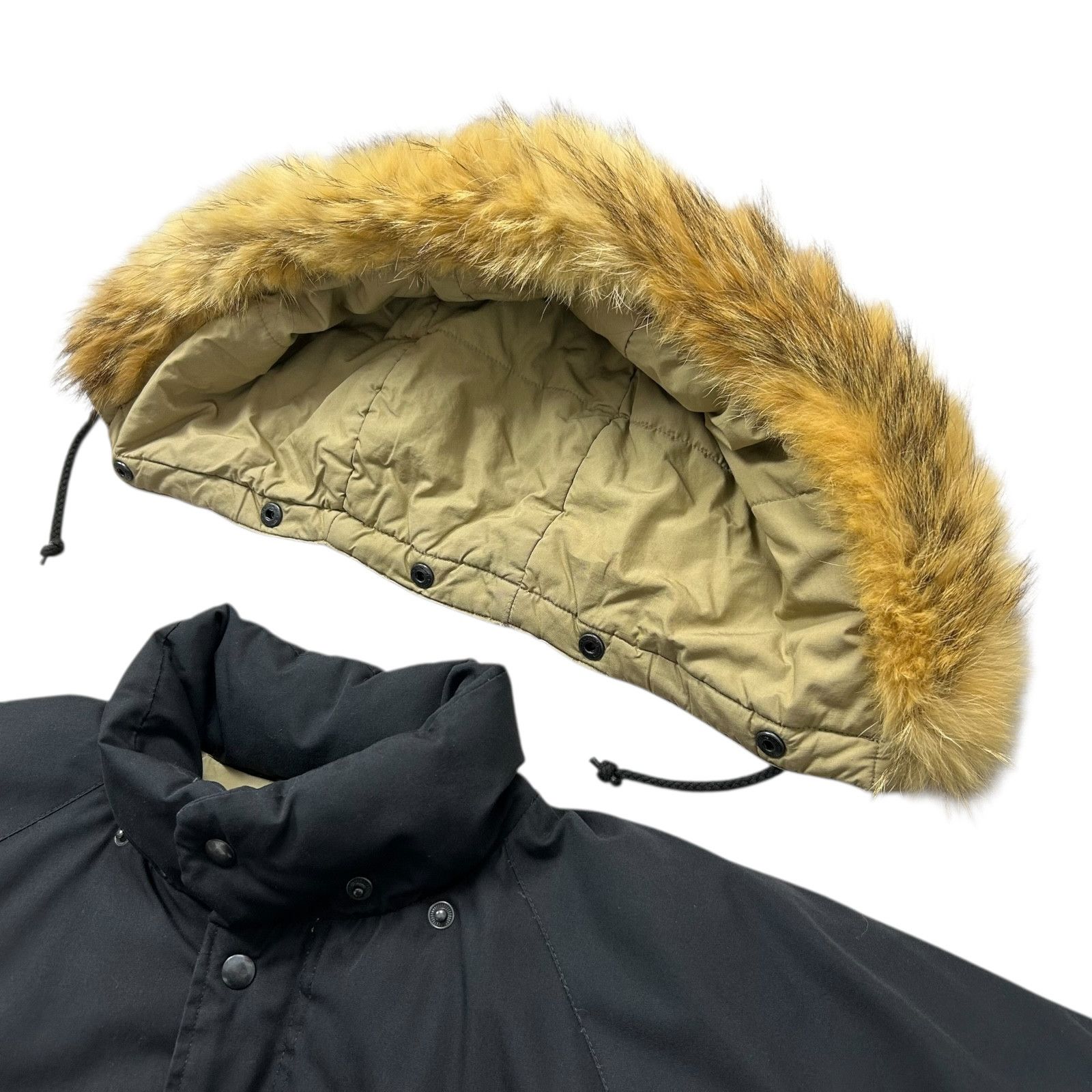 Polo Ralph Lauren VTG 90s POLO RALPH LAUREN DOWN PARKA FUR HOODED JACKET Sz L Size US L / EU 52-54 / 3 - 7 Thumbnail