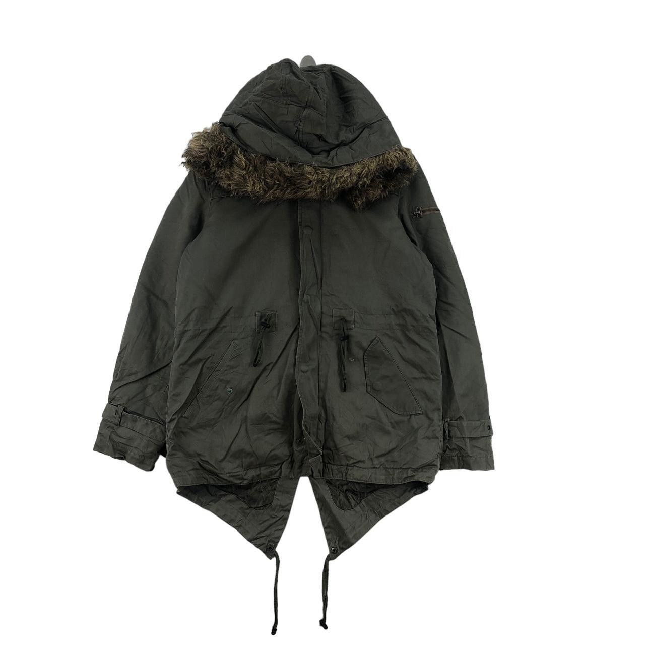 French Connection FRENCH CONNECTION Faux Fur Winter Parka Jacket Windbreaker Size M / US 6-8 / IT 42-44 - 1 Thumbnail