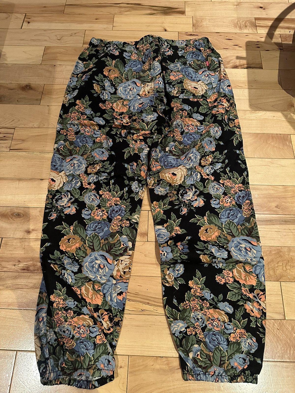 Supreme FW14 Black Floral Flower Pants Large Size US 34 / EU 50 - 2 Thumbnail