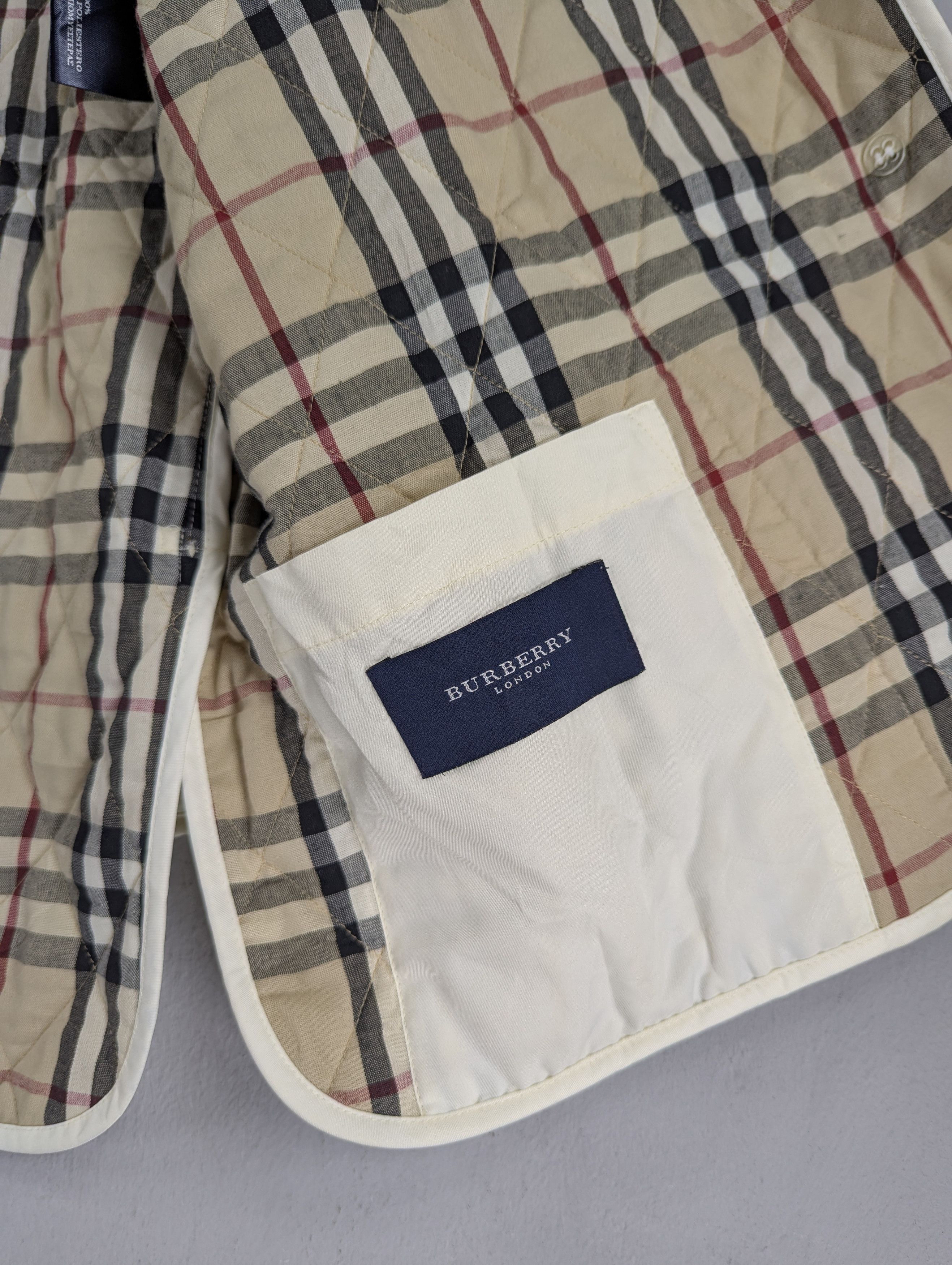 Burberry Vintage Burberry London Quilted Button Ups Jacket Size L / US 10 / IT 46 - 11 Thumbnail