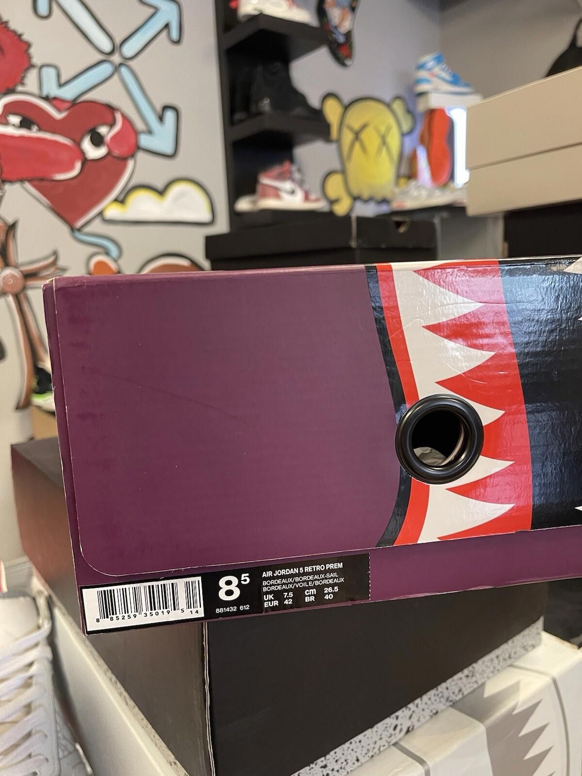 Jordan Brand Size 8.5 - Jordan 5 Retro Premium Bordeaux 2017 Size US 8.5 / EU 41-42 - 11 Thumbnail