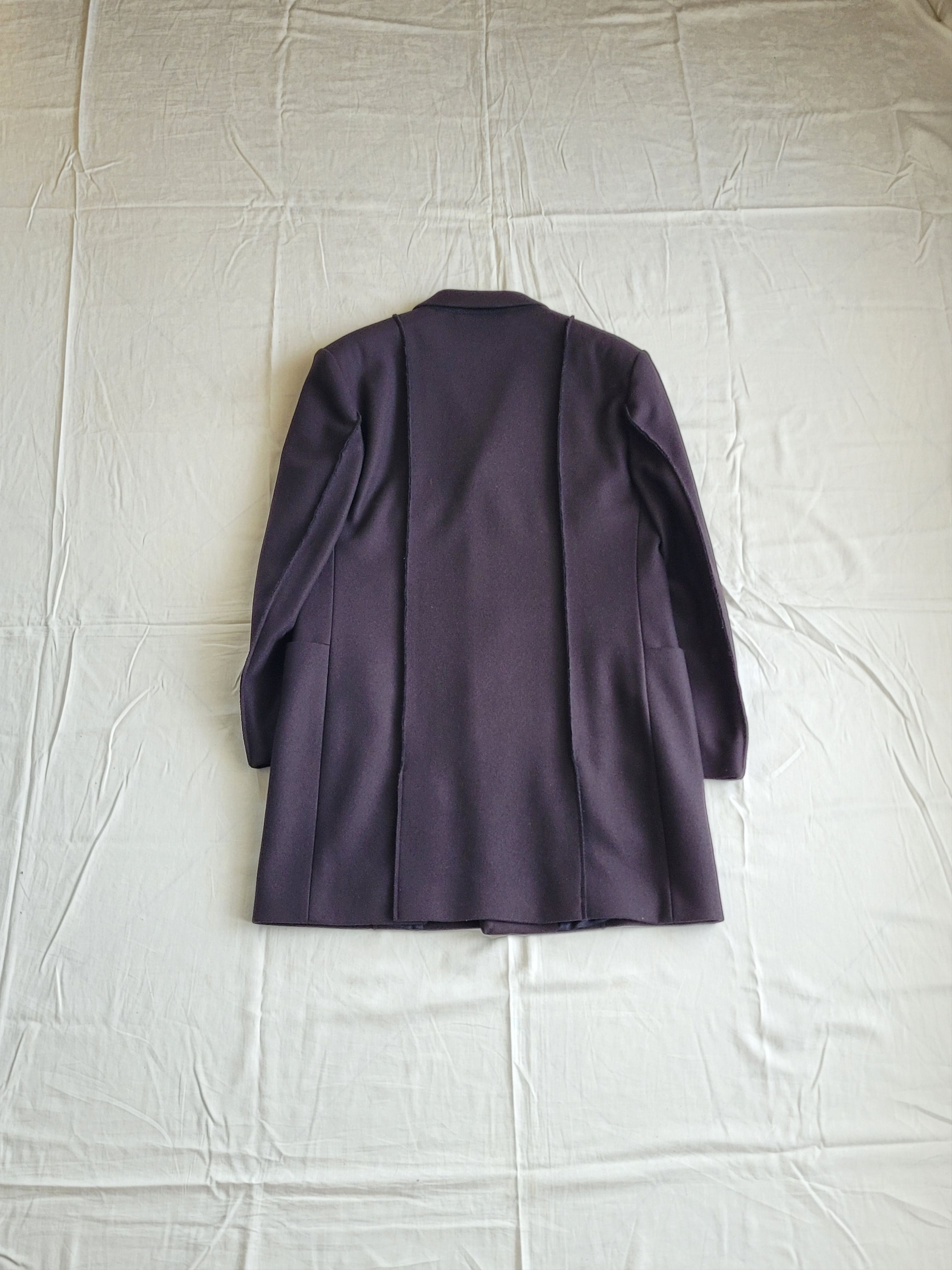 Maison Margiela Maison Margiela inside-out raw-details woolen coat Size US M / EU 48-50 / 2 - 5 Thumbnail