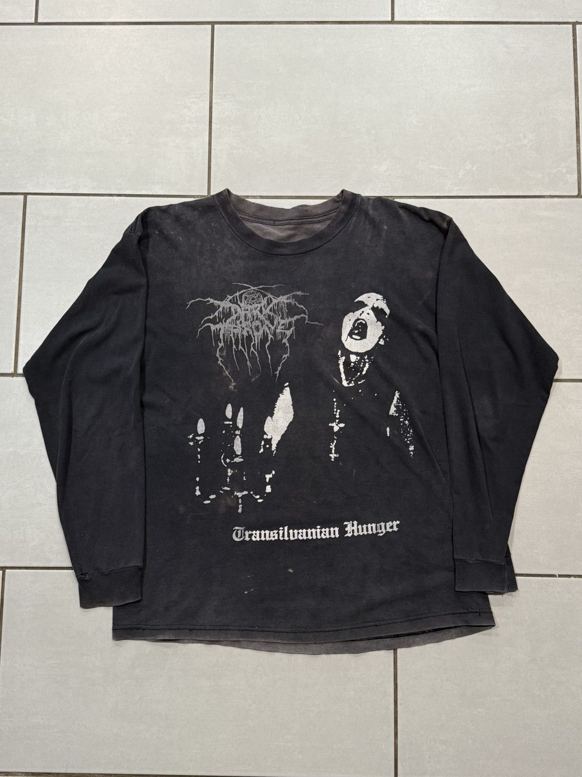 Vintage Vintage DarkThrone Transilvanian Hunger Longsleeve Tshirt Size US L / EU 52-54 / 3 - 2 Thumbnail