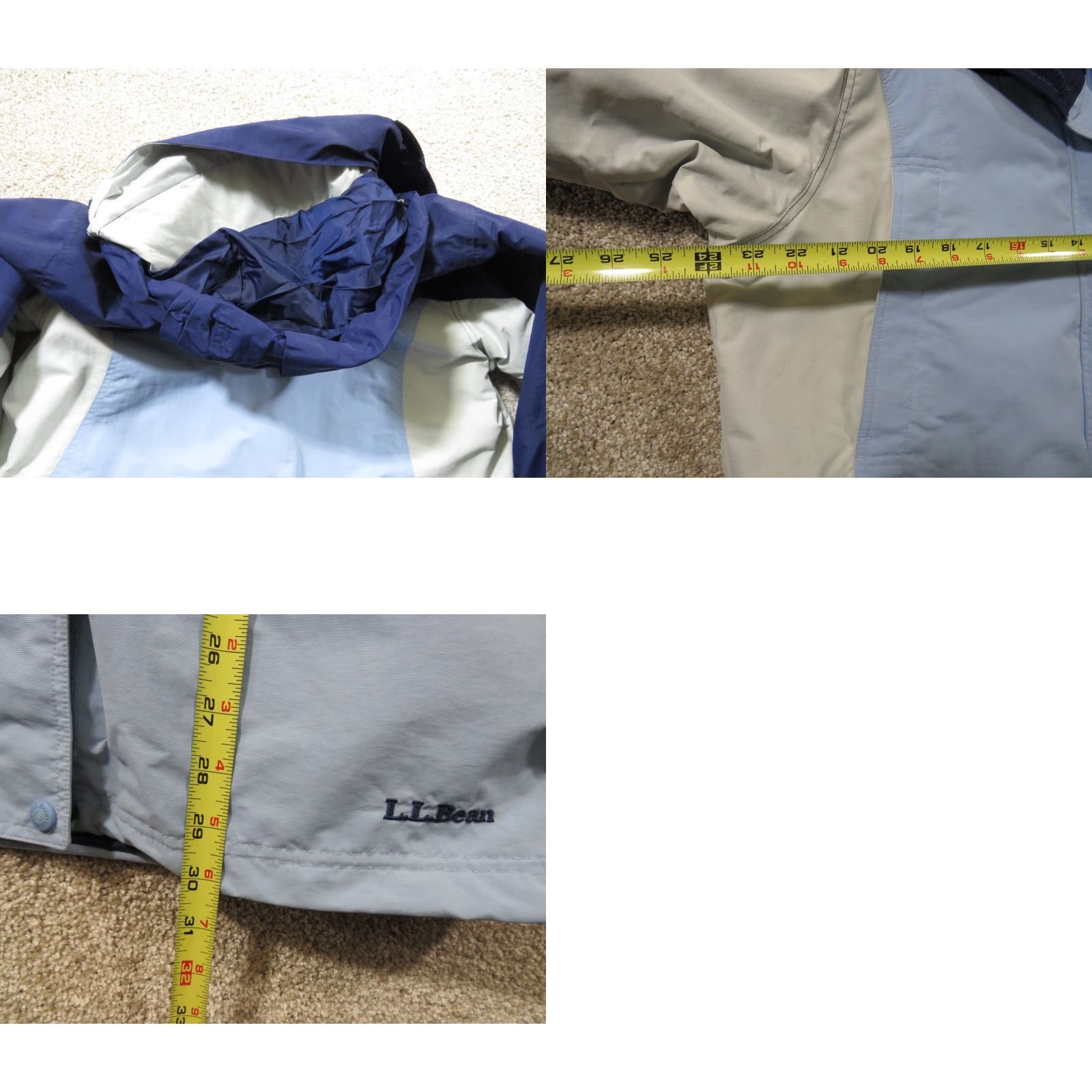 Vintage VINTAGE LL Bean 3-in-1 Jacket Women L Blue Outdoor Coat Hooded Zip Pockets Mid-Length 90s Urban Winter Fall Spring Mens? Size L / US 10 / IT 46 - 9 Thumbnail