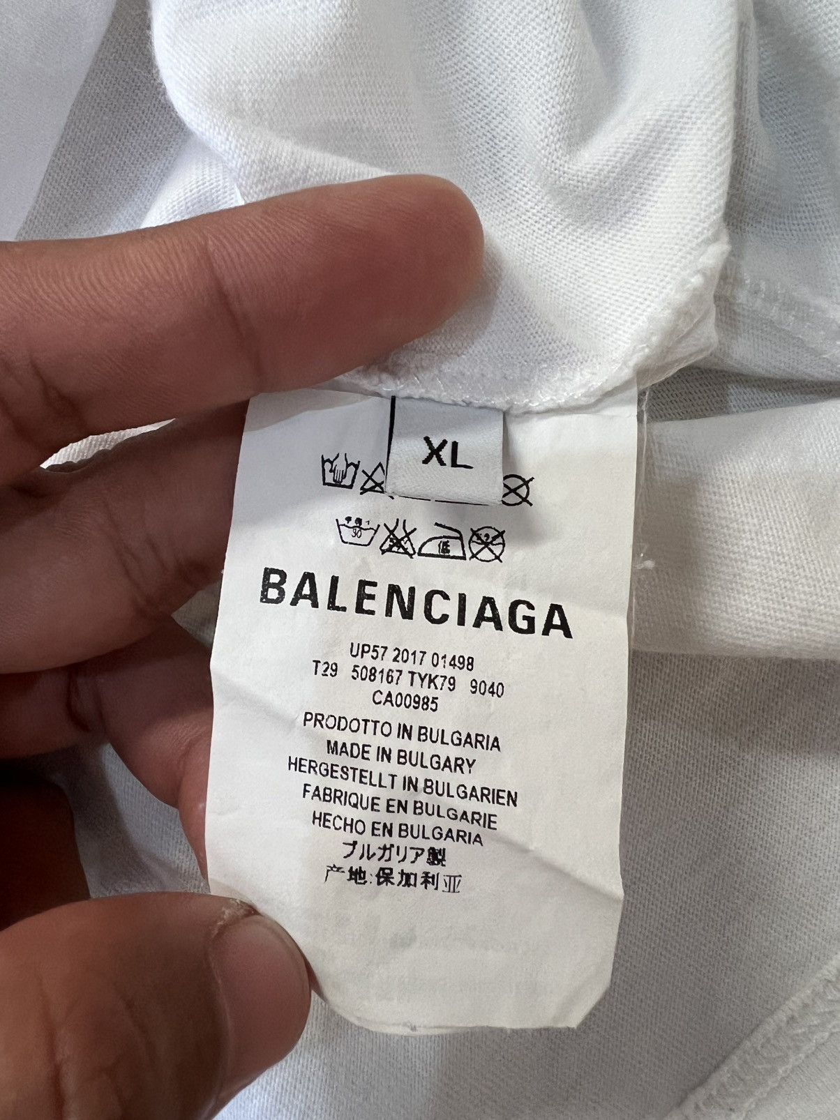 Balenciaga Balenciaga think big oversize t shirt Size US XL / EU 56 / 4 - 5 Thumbnail