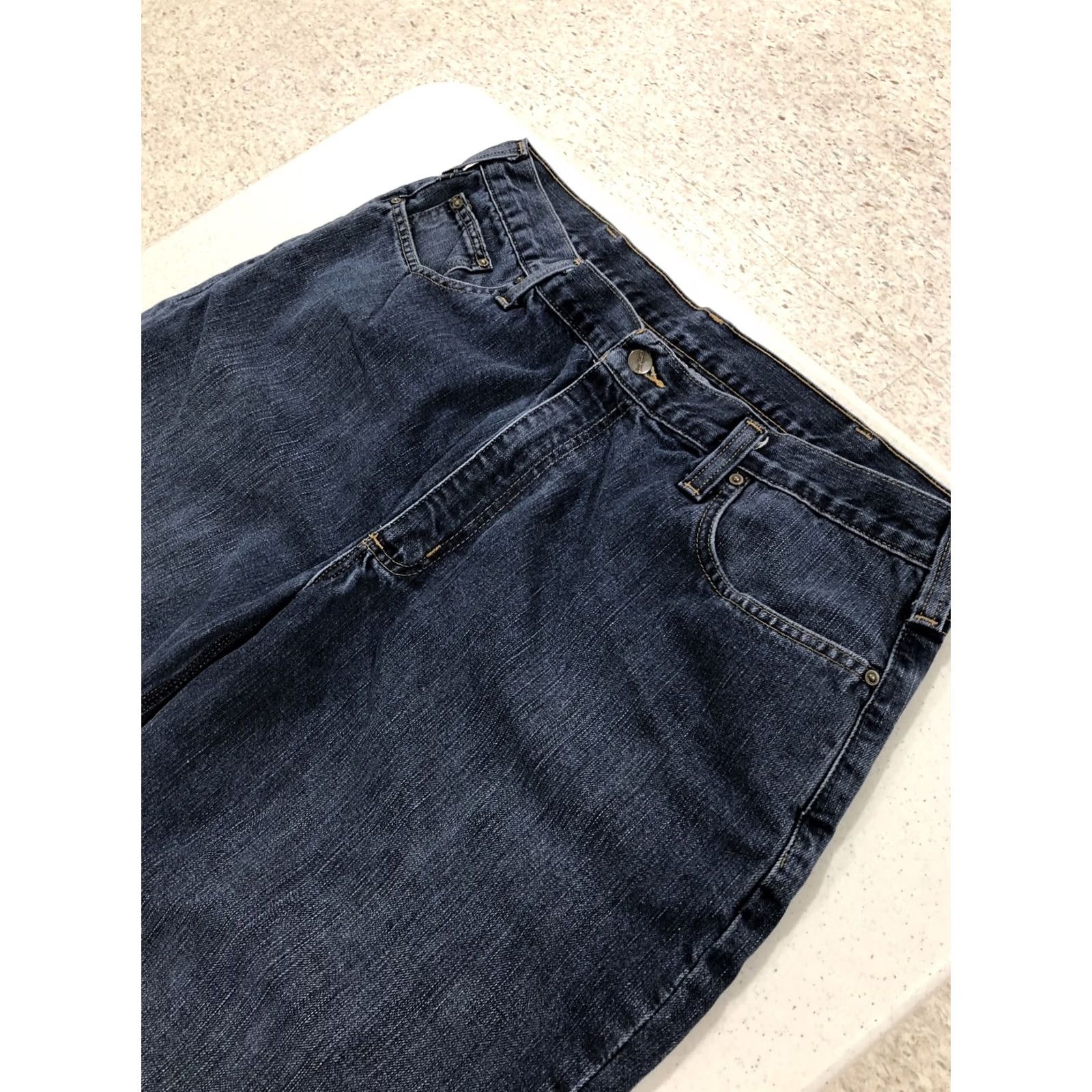 Carhartt CARHARTT Relaxed Fit Straight Leg Jeans Mens 40x31 Medium Wash Blue 100% Cotton Size US 40 / EU 56 - 6 Thumbnail