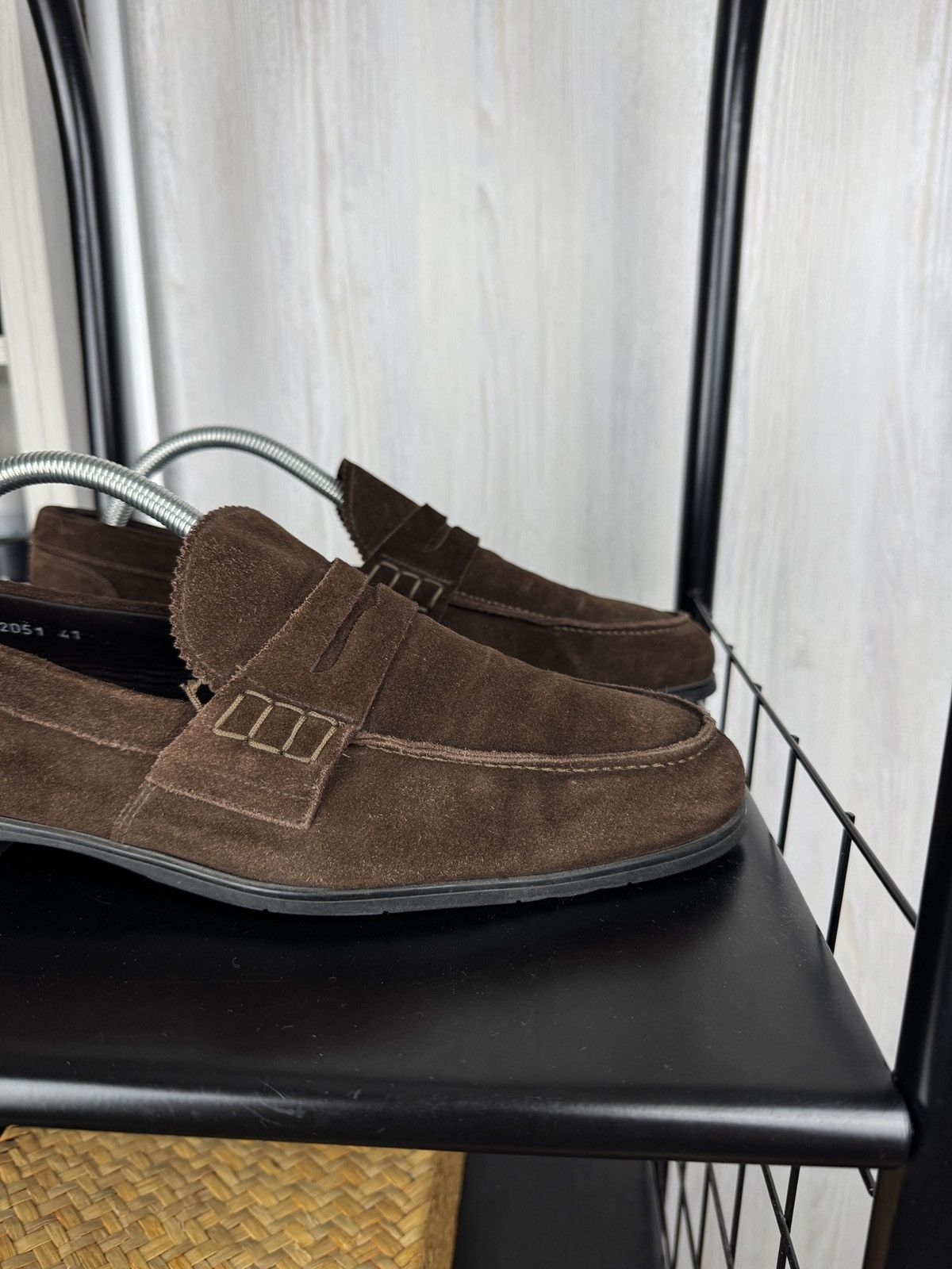 Doucal's Doucal’s brown suede penny loafers made in Italy size 41 Size US 8 / EU 41 - 3 Thumbnail