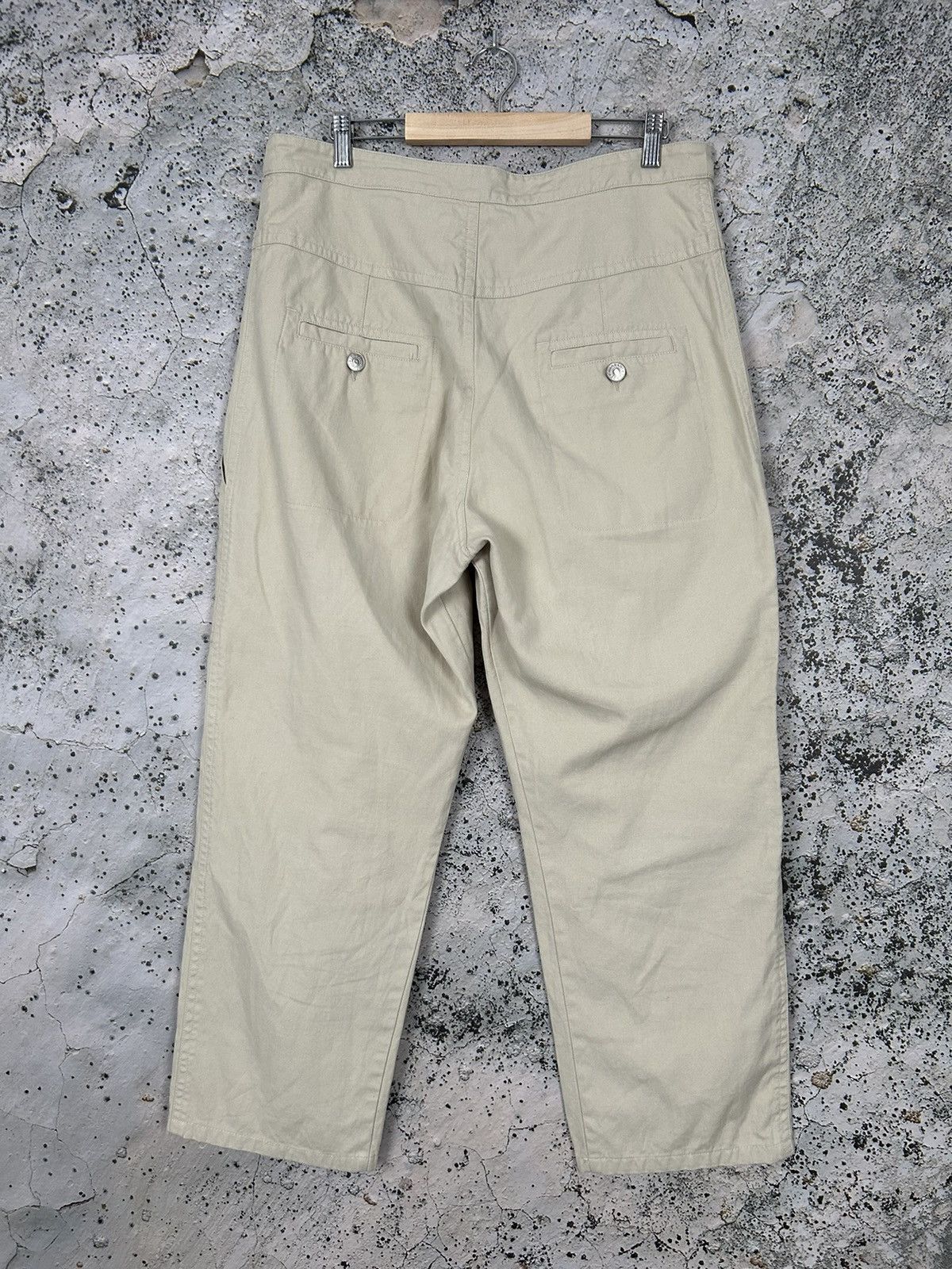 Isabel Marant Vintage Isabel Marant Etoile Beige Worker Pants Designer Size 30" / US 8 / IT 44 - 4 Thumbnail