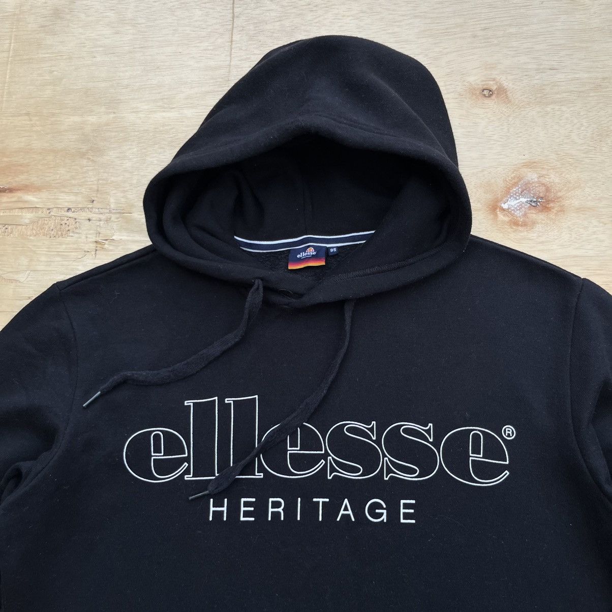 Ellesse ELLESE HERITAGE BLACK HOODIE Size US M / EU 48-50 / 2 - 2 Thumbnail