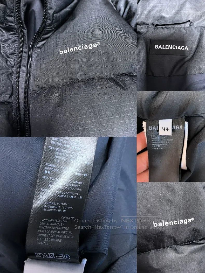 Balenciaga Balenciaga Small Logo Solid Color Letter Print Stand Colla Size US S / EU 44-46 / 1 - 4 Thumbnail