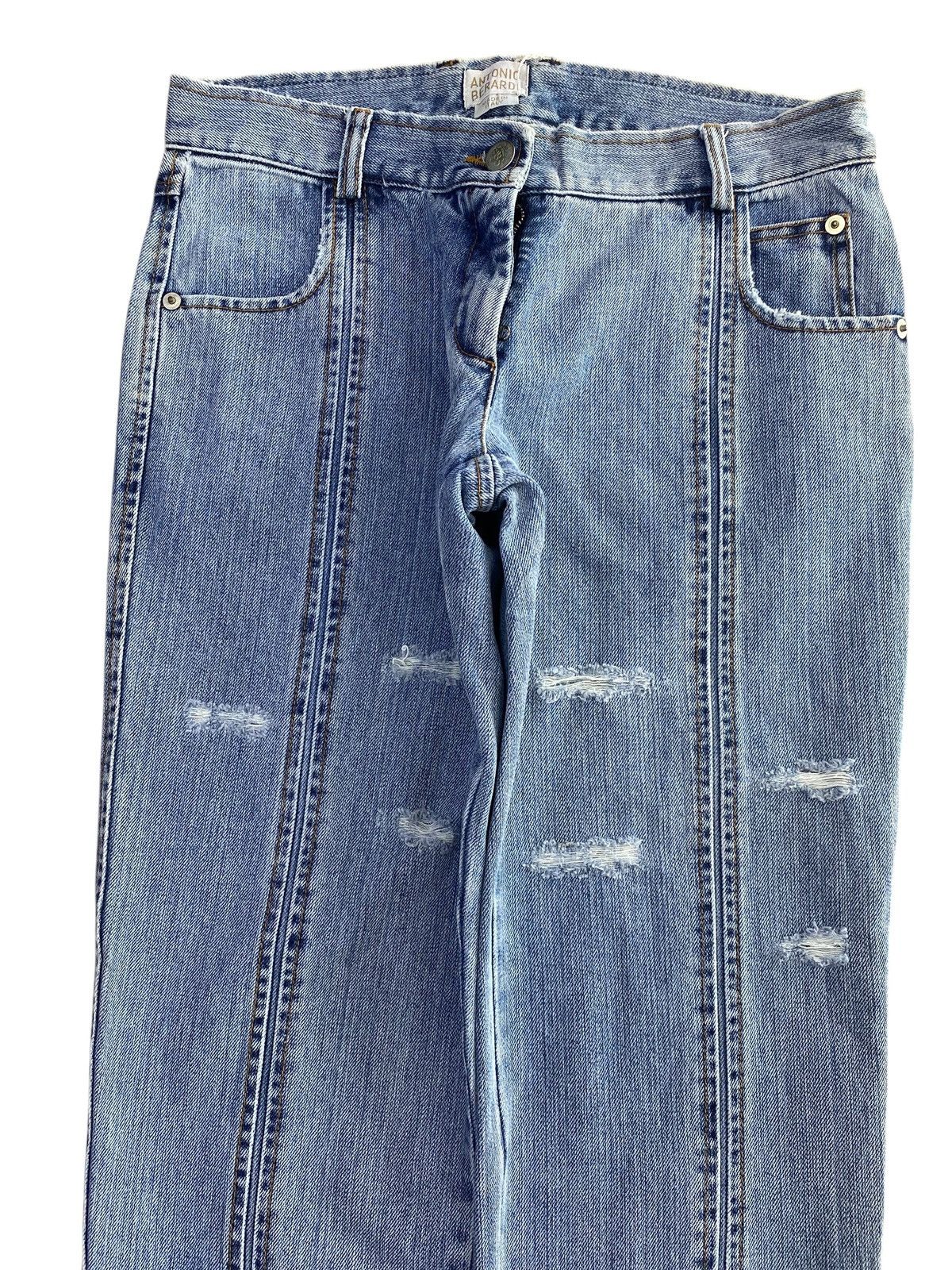 Japanese Brand Antonio Berardi Brand Arrow Line Style Ripped Jeans Size US 28 / EU 44 - 2 Thumbnail