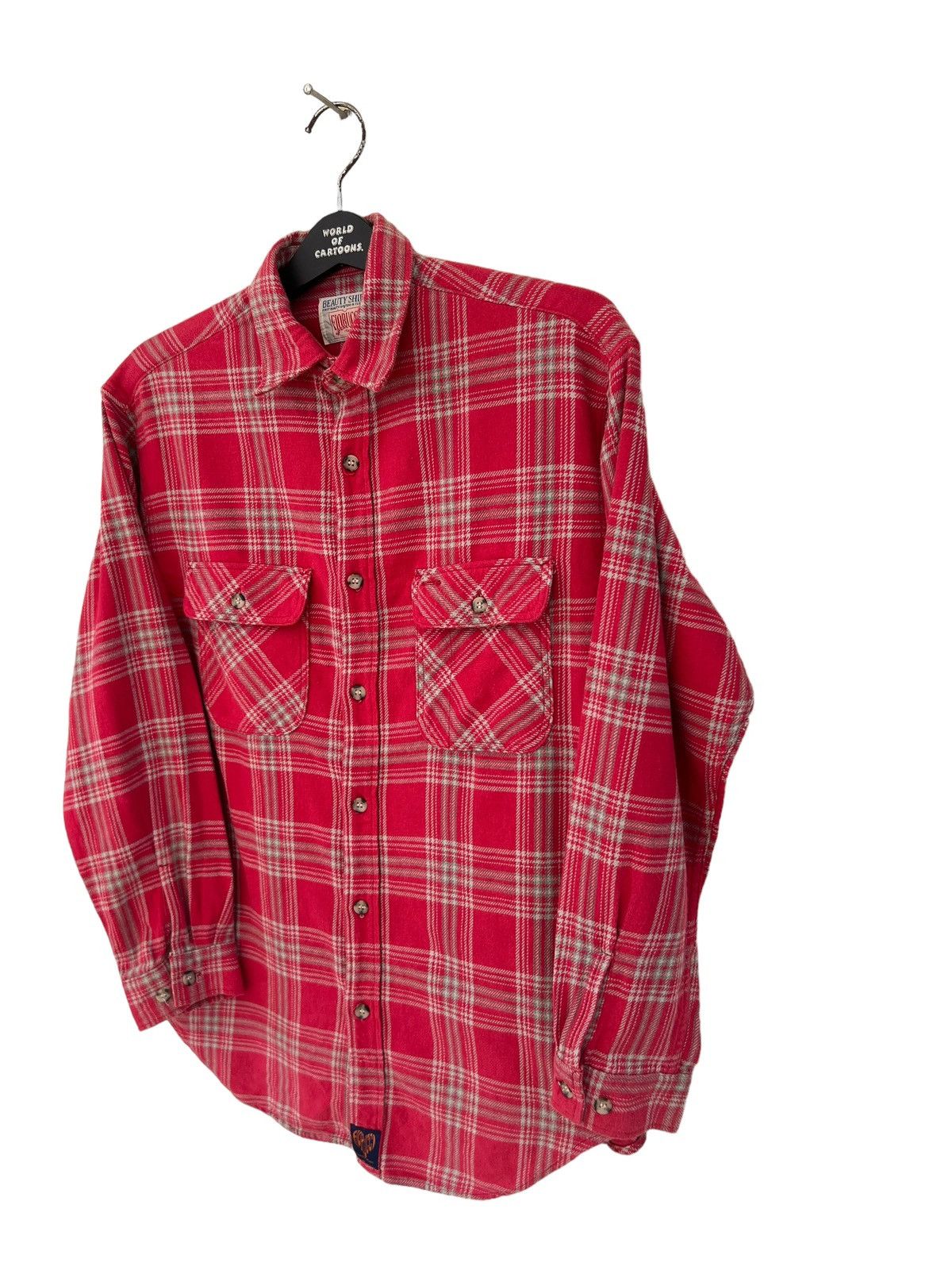 Fiorucci Vintage Fiorucci Safety Jeans Italy Check Flannel Shirt Size US M / EU 48-50 / 2 - 8 Thumbnail