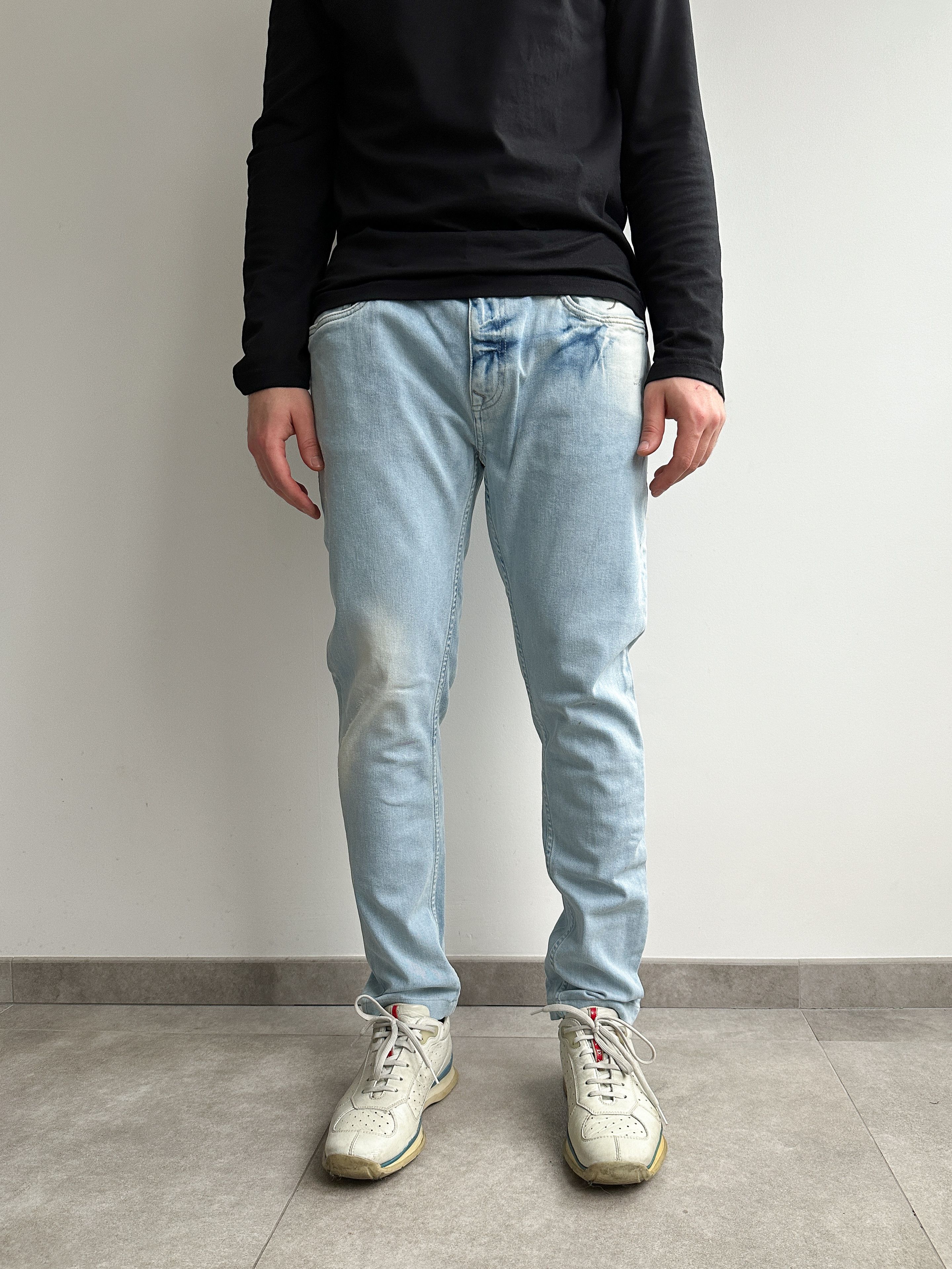 Ed Hardy Vintage Ed Hardy Blue Denim Skinny Jeans Size US 34 / EU 50 - 2 Thumbnail