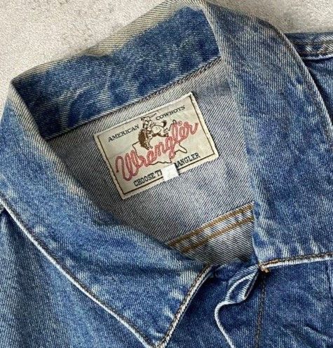 Vintage × Wrangler Vintage 90’s Wrangler American Cowboys Denim Jacket Size US L / EU 52-54 / 3 - 6 Thumbnail