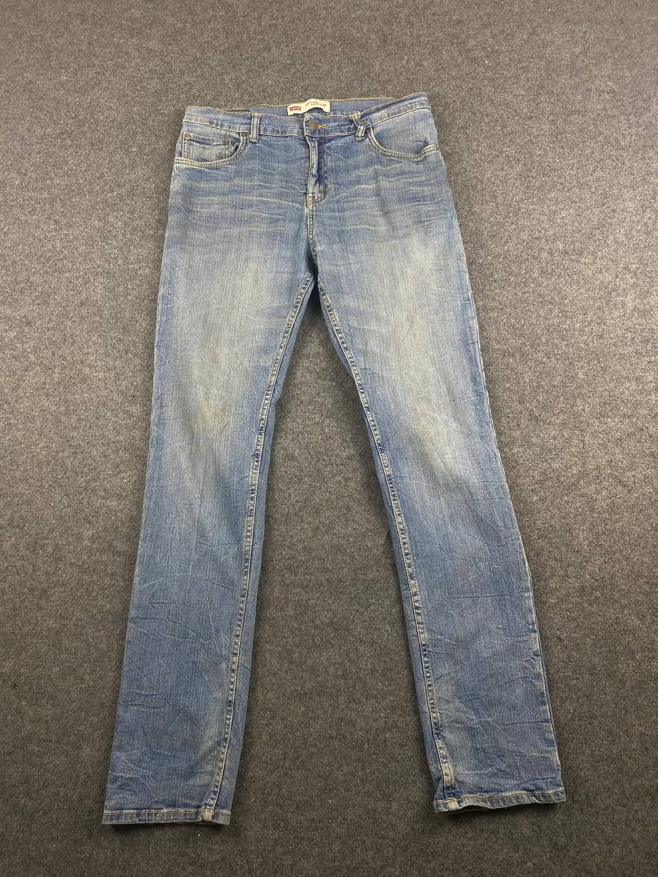 Levi's levis 502 regular taper denim nice design Size US 33 - 8 Thumbnail