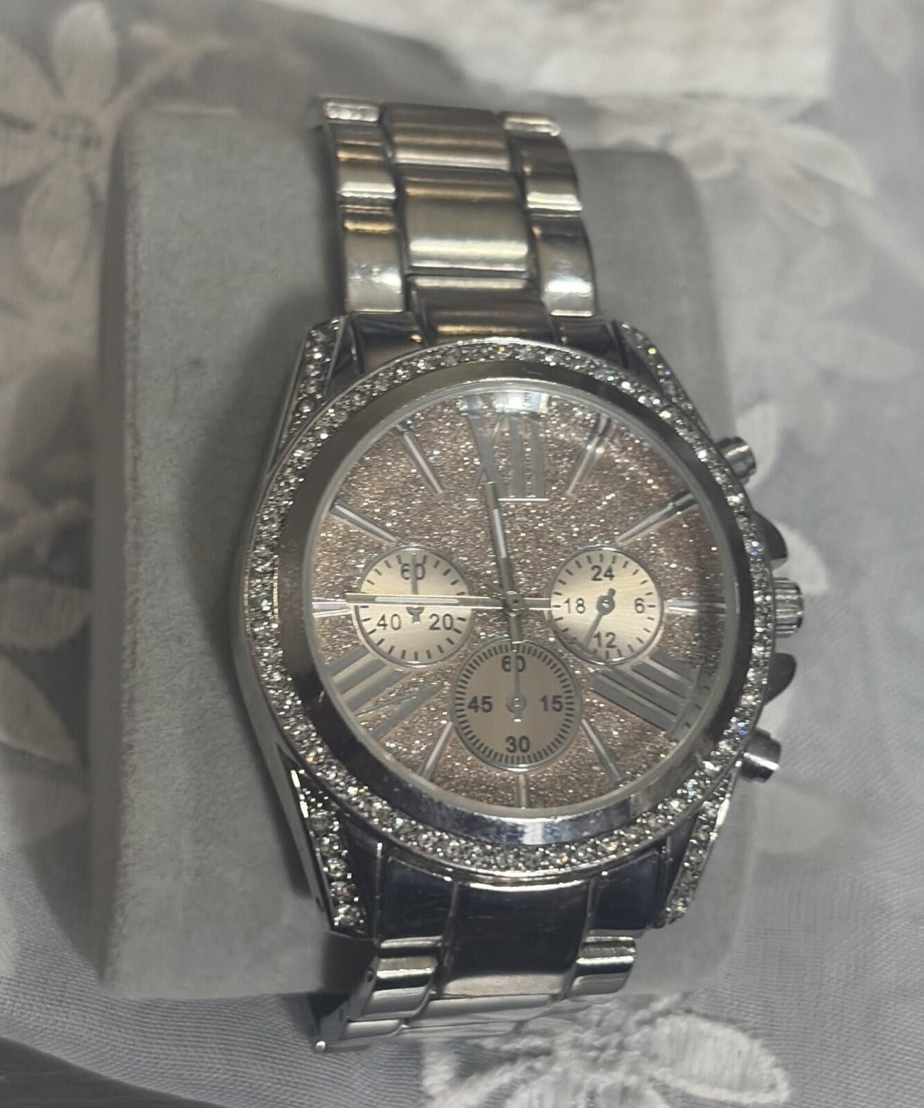 Tripp NYC New York And City Women’s Glitter Rhinestone Watch Size ONE SIZE - 1 Thumbnail