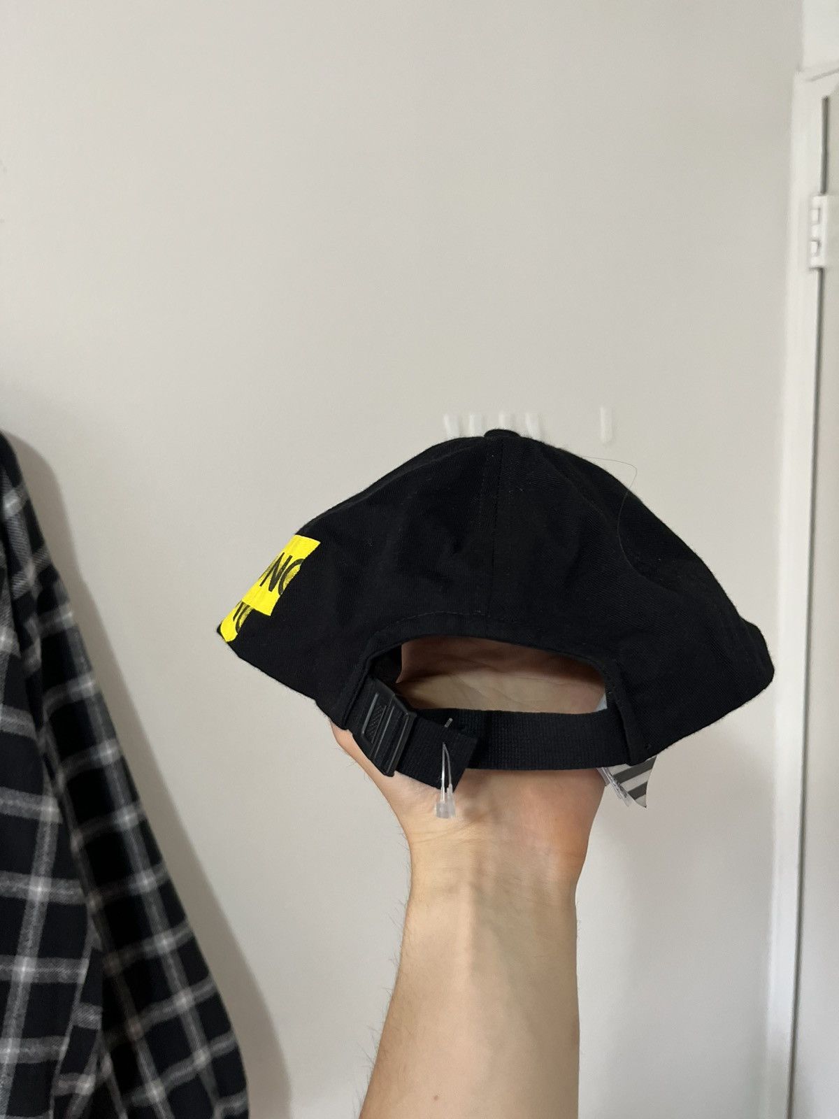 Off-White Off-White Firetape cap black rare Virgil Abloh fire line Size ONE SIZE - 3 Thumbnail
